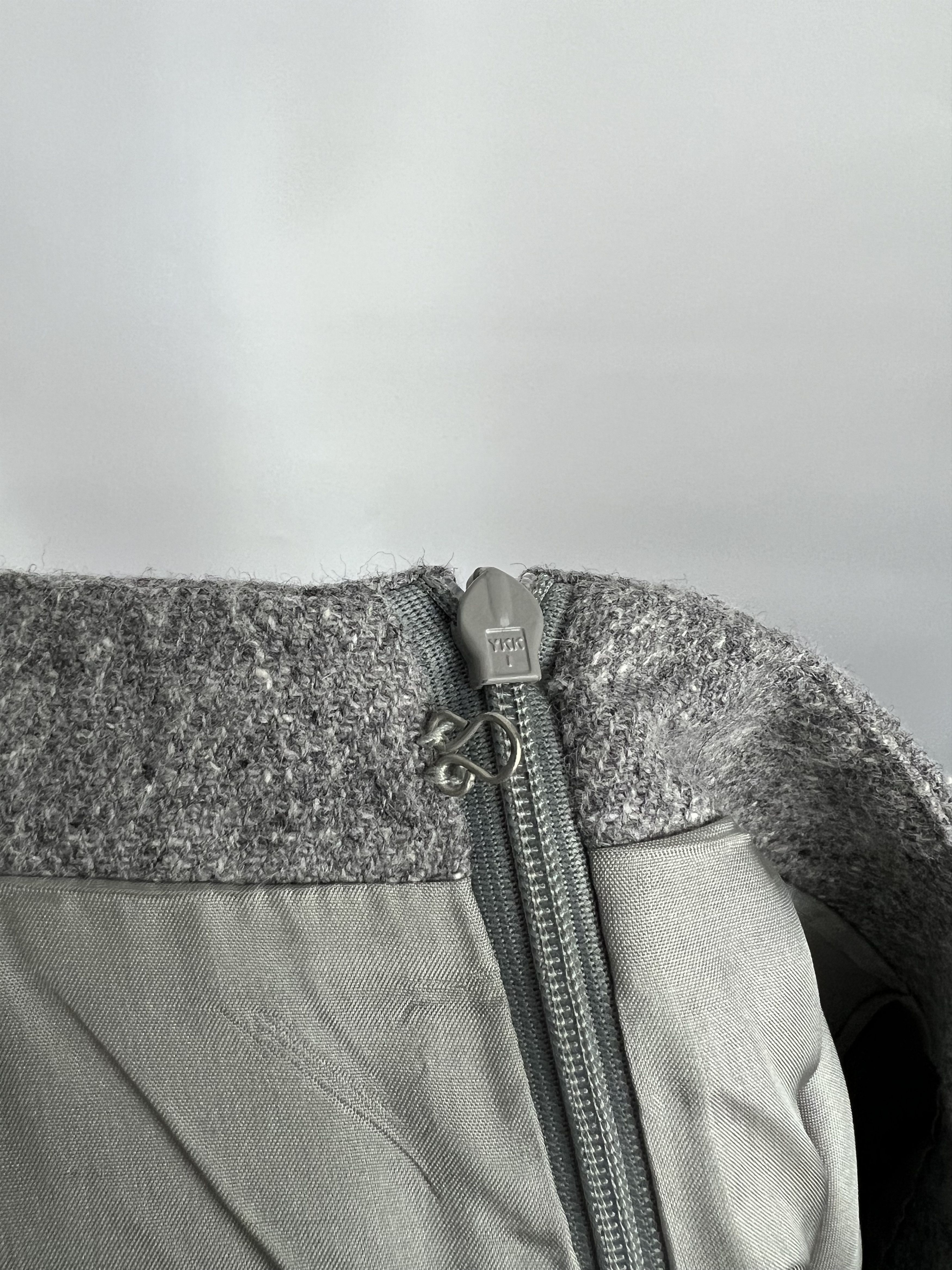 Marella Marella Vintage Gray Wool Suit Skirt Size IT44 US10 D38 GB12 Size M / US 6-8 / IT 42-44 - 18 Thumbnail