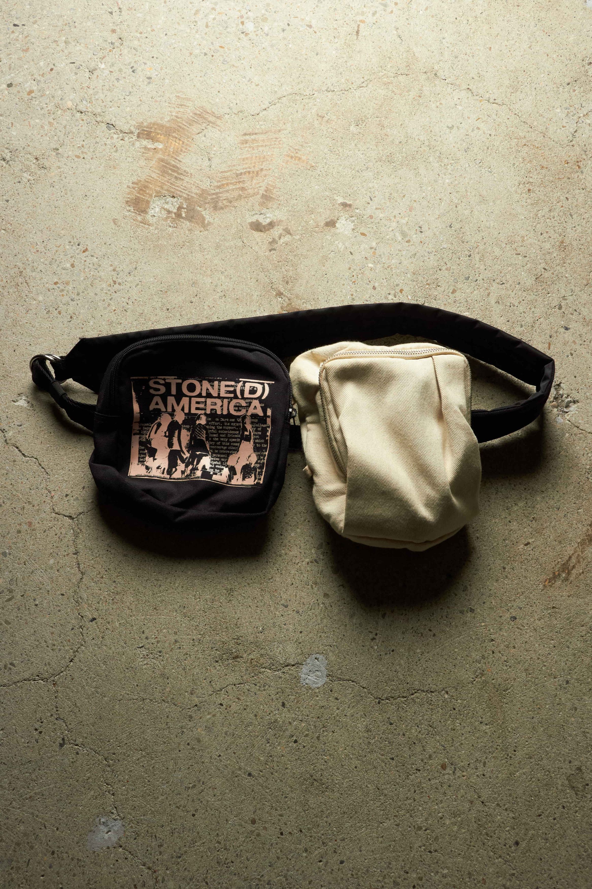 Raf Simons X EASTPAK [STONE(D) AMERICA] GRAPHIC SLING BAG Size ONE SIZE - 1 Thumbnail