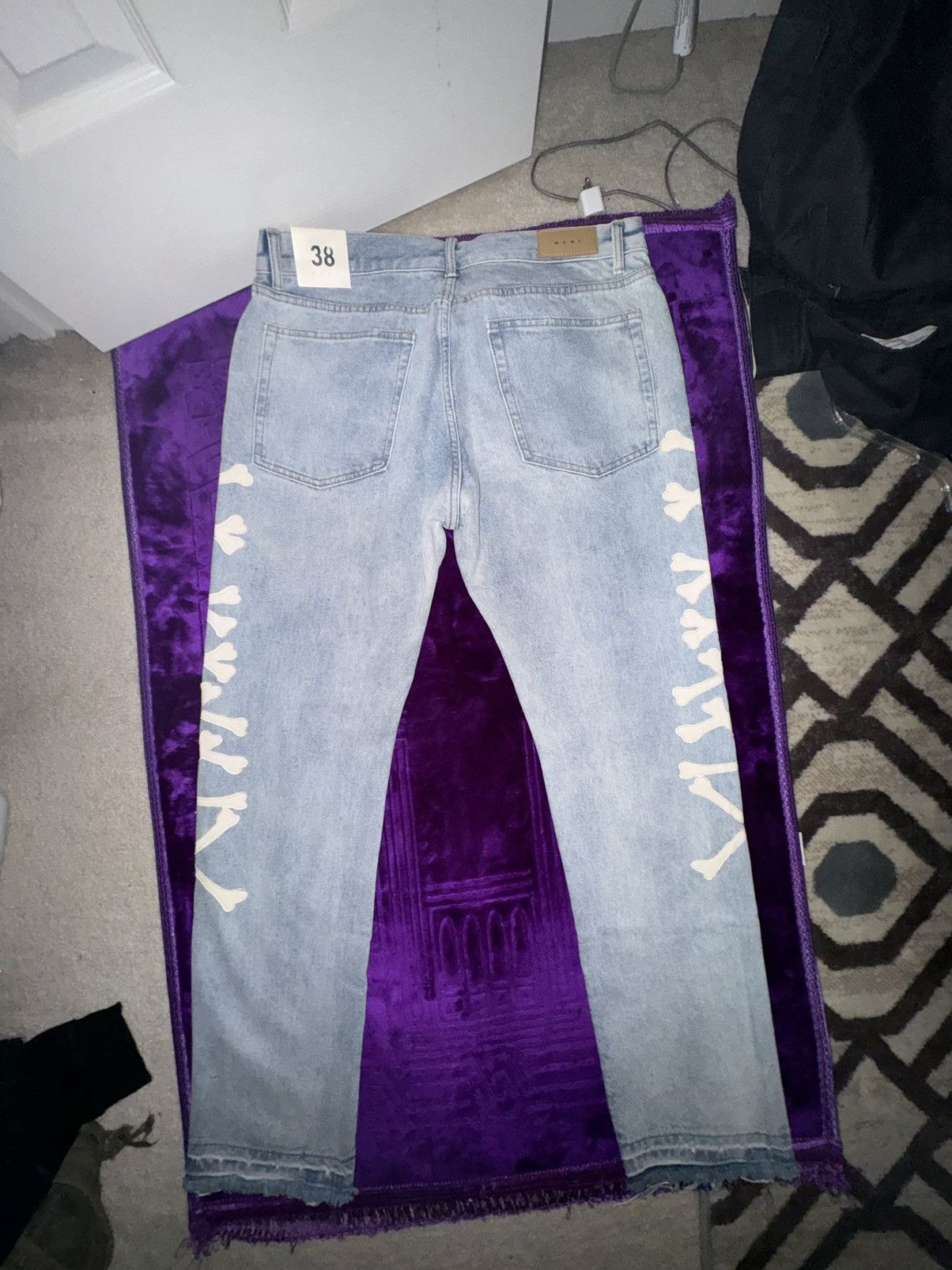 MNML MNML BLUE BONES JEANS Size US 38 / EU 54 - 2 Thumbnail