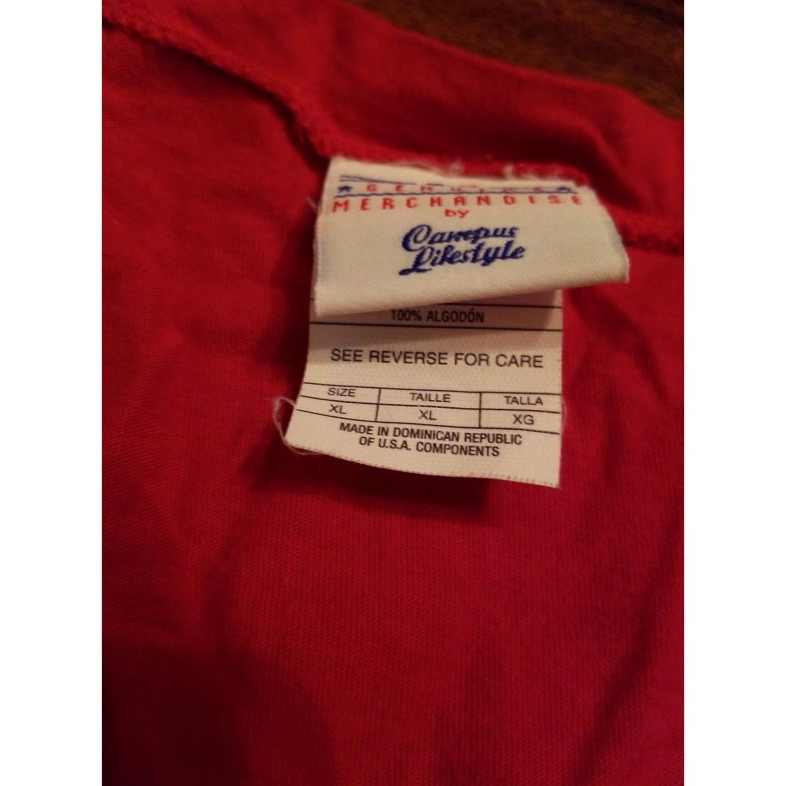 Vintage CAMPUS LIFESTYLE MLB CARDINAL'S WOMEN'S V NECK SHORT SLEEVE SHIRTS XL White T-Shirt Women Size XL / US 12-14 / IT 48-50 - 4 Thumbnail
