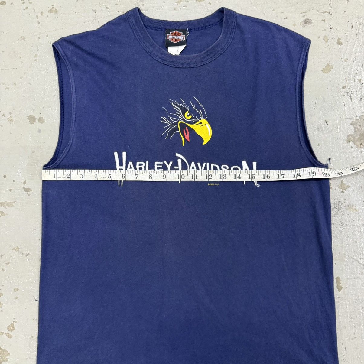 Harley Davidson Vintage Harley Davidson Sleeveless Embroidery Shirt Size US M / EU 48-50 / 2 - 4 Thumbnail