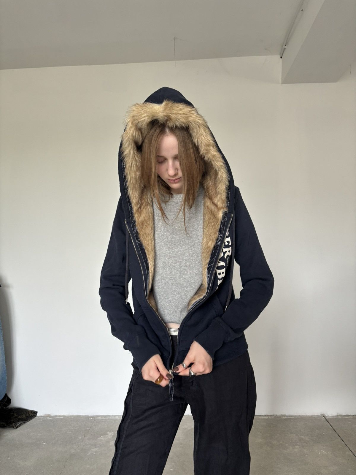 Abercrombie & Fitch Abercombrie Faur Fux Zip Hysteric Size S / US 4 / IT 40 - 3 Thumbnail