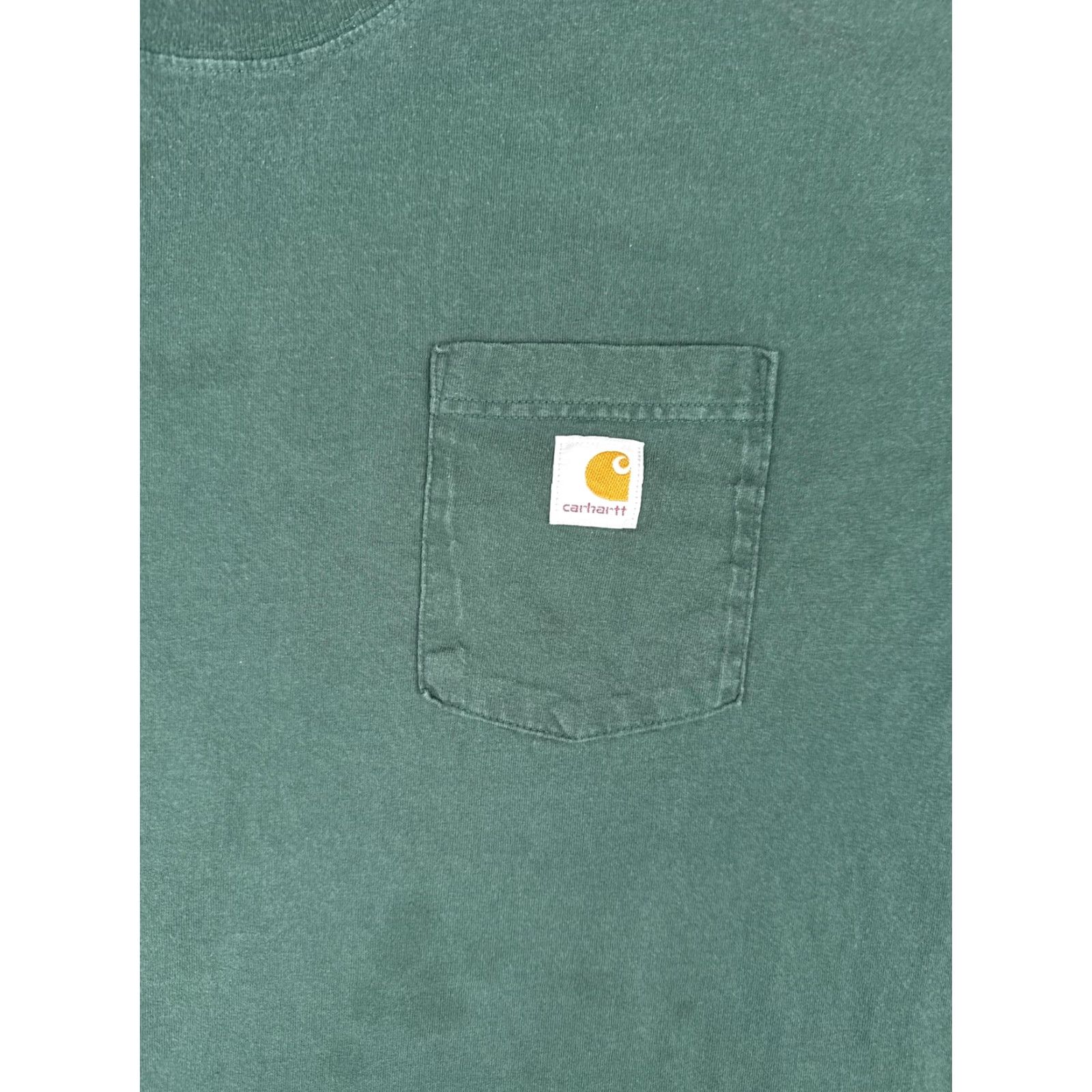 Carhartt Carhartt Shirt Mens 4XL Green Crew Neck Short Sleeve Pocket Tagless K87 Workwear Size US XXL / EU 58 / 5 - 6 Thumbnail