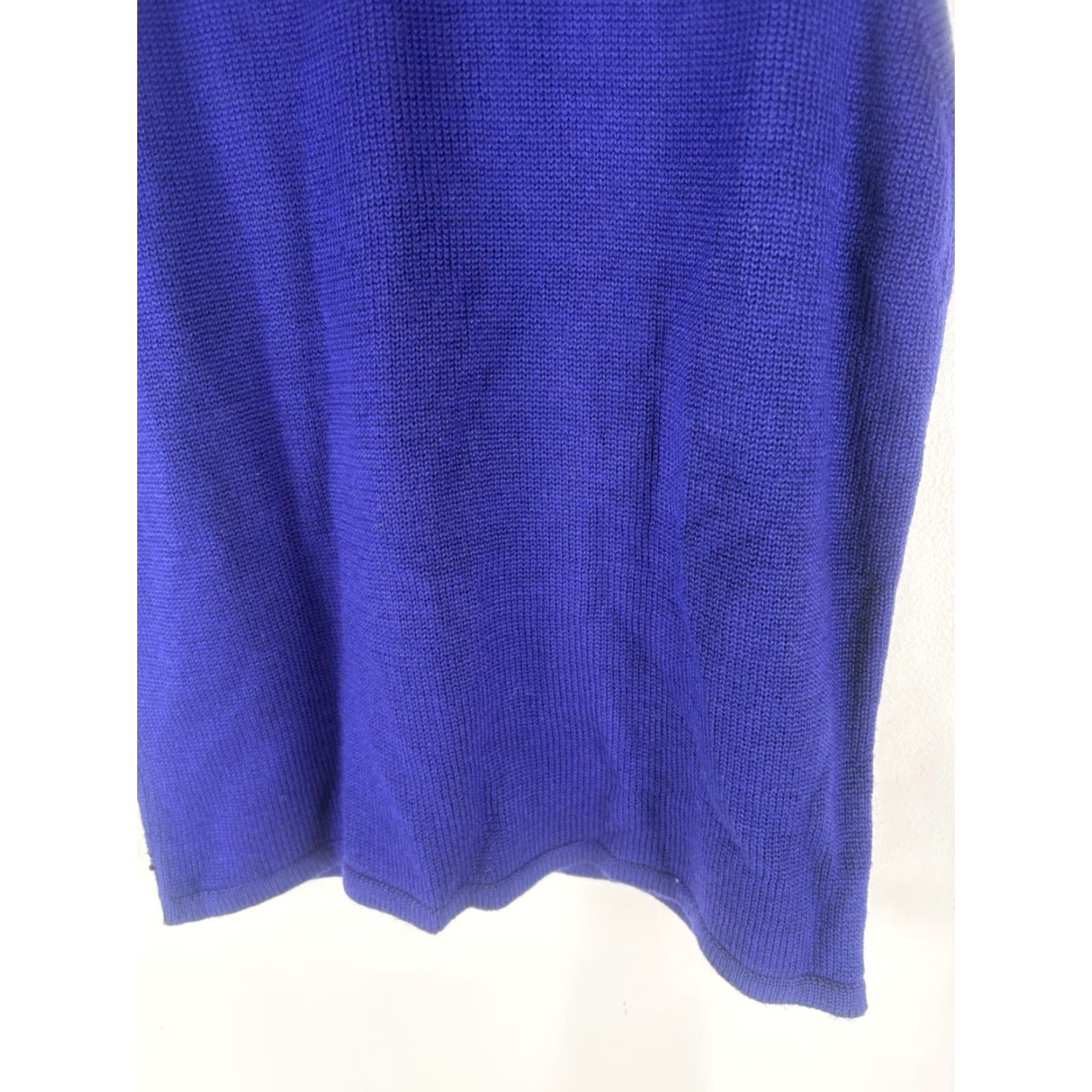 Vintage VINTAGE Koret Women's Sweater Vest Beaded Wool Blend Knitted Sleeveless Size S Purple Size S / US 4 / IT 40 - 6 Thumbnail