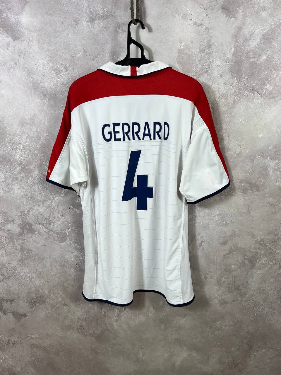 Vintage Umbro England #4 Gerrard Jersey