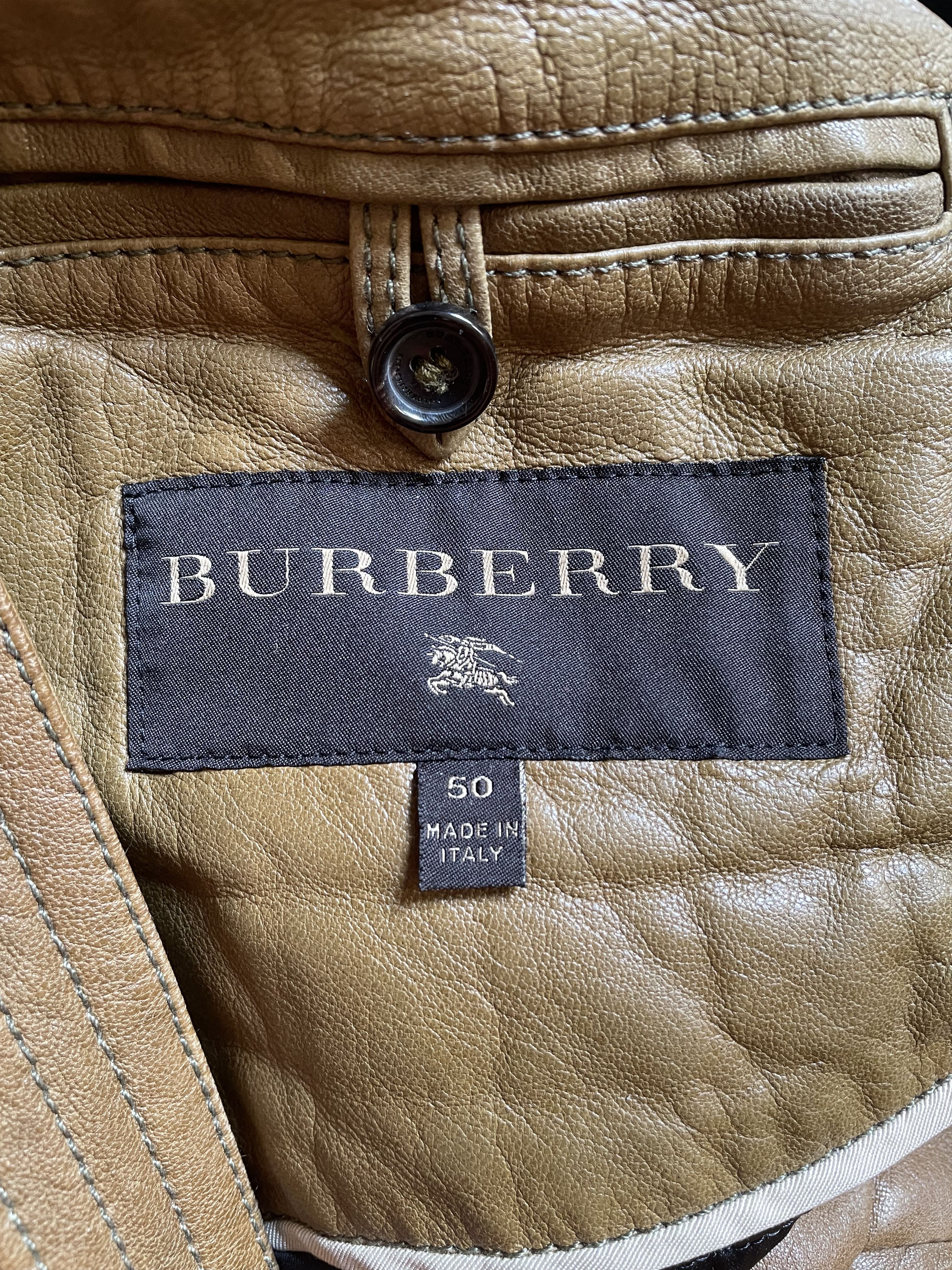 Burberry Burberry Leather Avirex Bomber Jacket Size US L / EU 52-54 / 3 - 12 Thumbnail