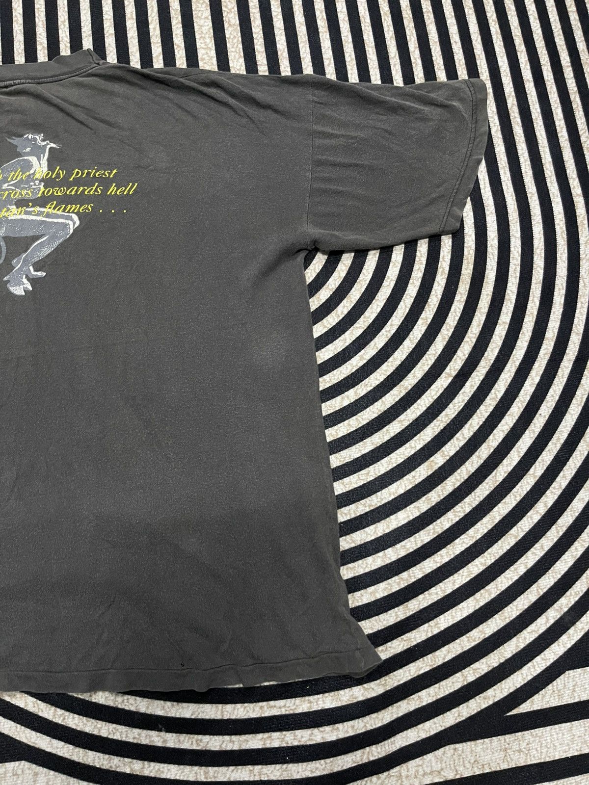 Band Tees VINTAGE 1990 MORBIT ANGEL CHAPEL OF GHOULS OVERALL FADED Size US XL / EU 56 / 4 - 17 Thumbnail