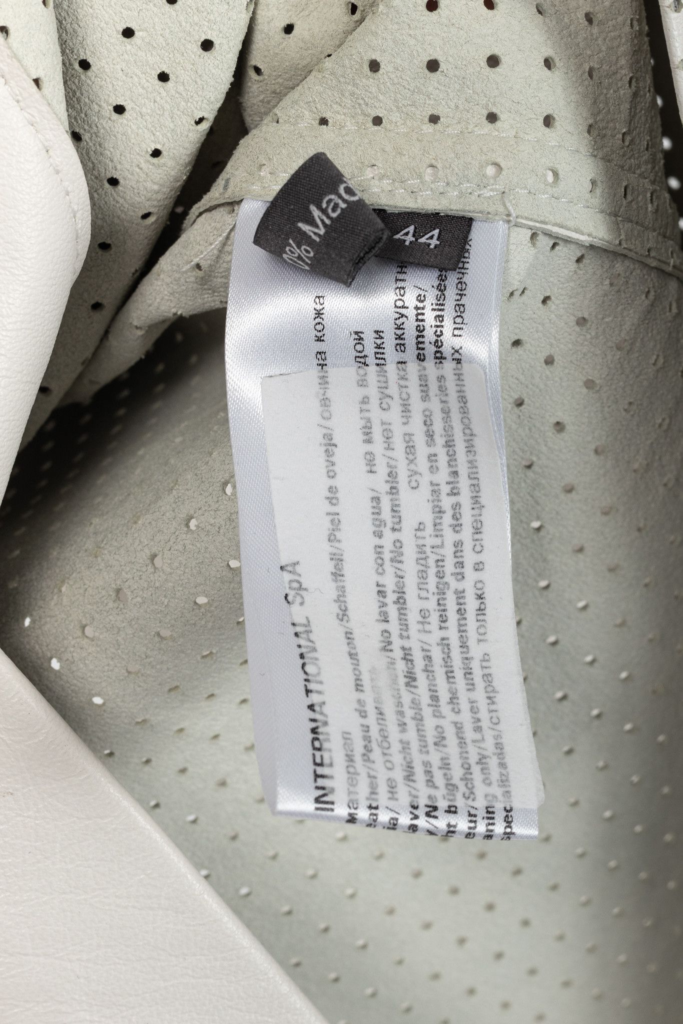 Other Lorena Antoniazzi Perforated Leather Snap-Closure Shacket Size M / US 6-8 / IT 42-44 - 10 Thumbnail