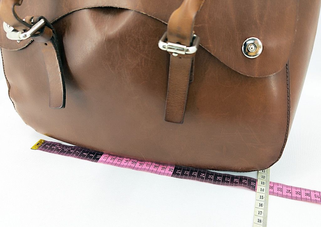 M0851 M0851 matador signature full leather tote bag shaped flap Size ONE SIZE - 13 Thumbnail
