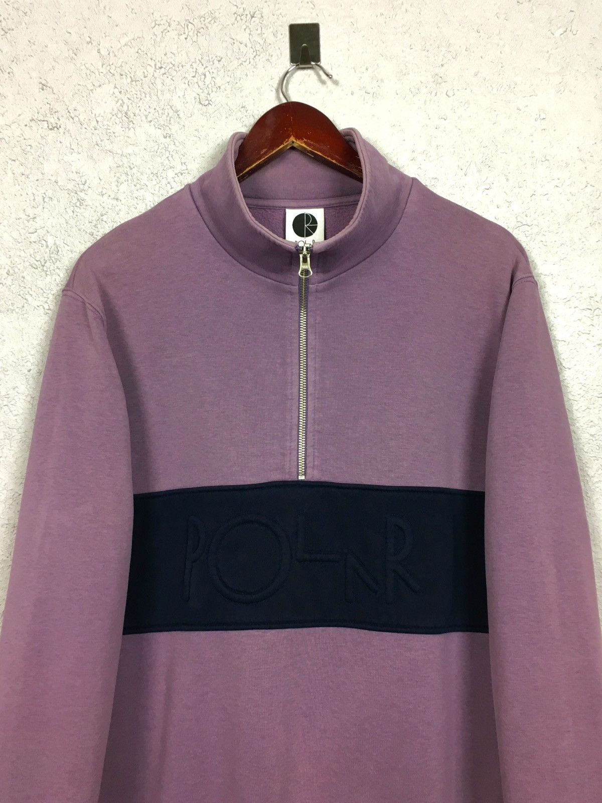 Polar Skate Co. × Vintage quarter zip POLAR SKATE Blocked Half Zip Sweatshirt hoodie Size US L / EU 52-54 / 3 - 2 Thumbnail