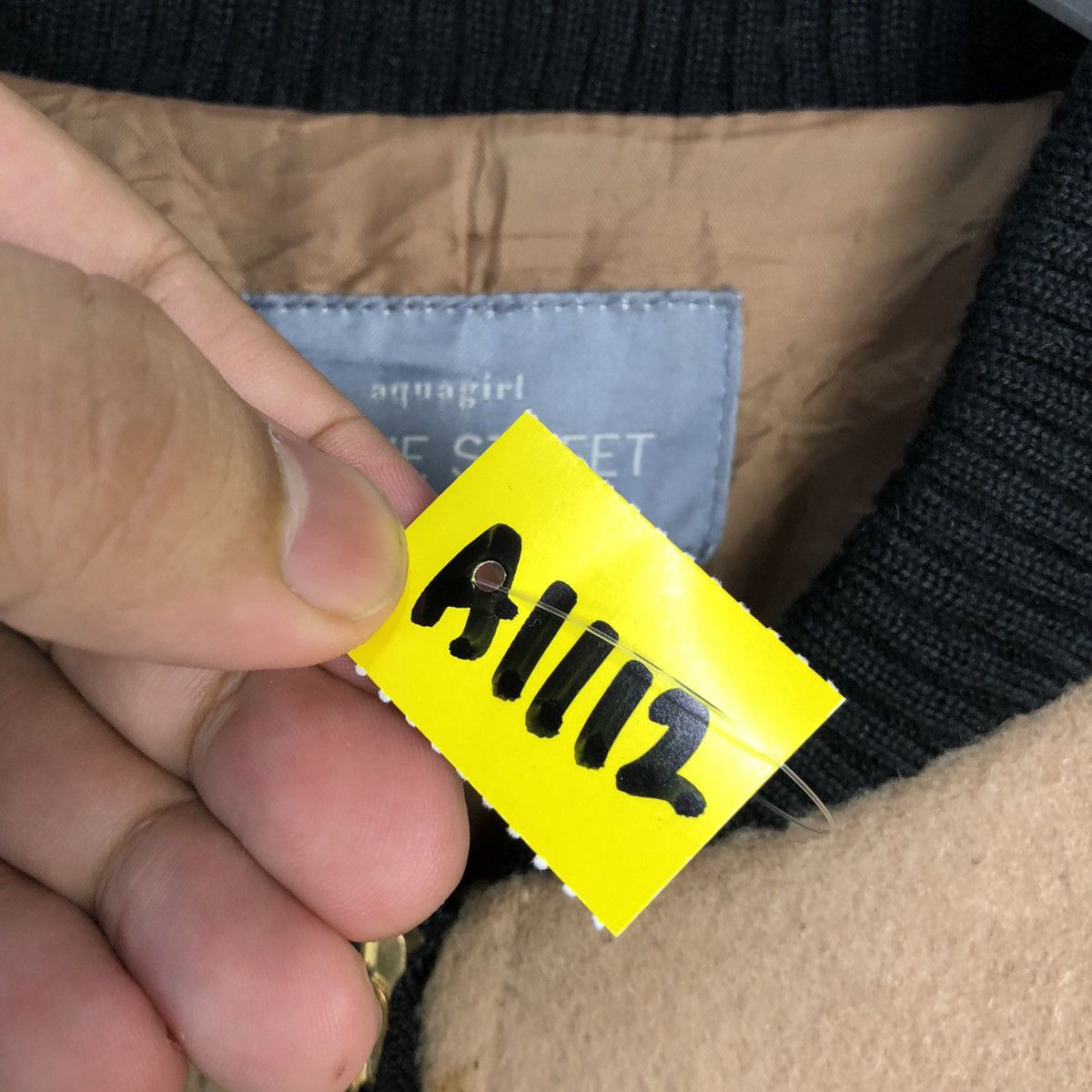Japanese Brand Aquagirl On The Street Brown Bombers Jacket #A1112 Size XS / US 0-2 / IT 36-38 - 9 Thumbnail