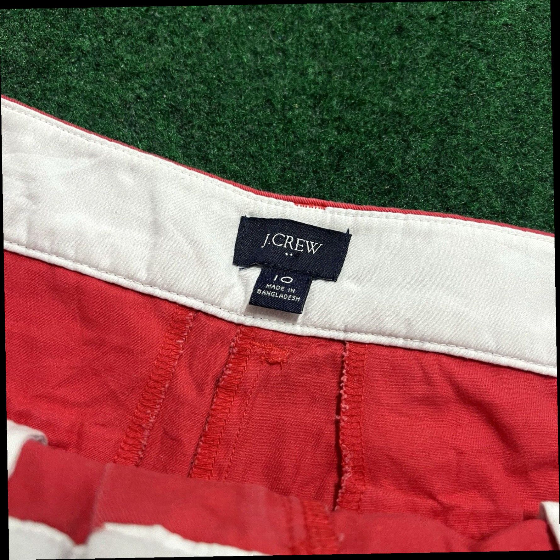 J.Crew J. Crew Chino Shorts Red 4.5" Inseam Size 10 Size 32" / US 10 / IT 46 - 3 Thumbnail