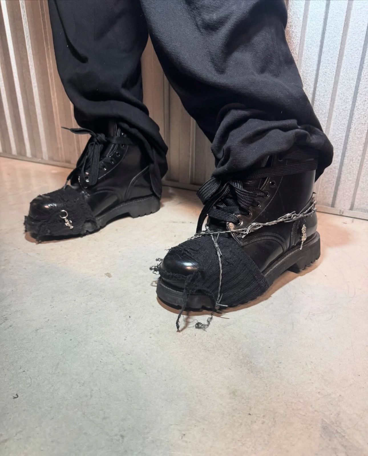 Other 1980's Graveyard Ankle Boots Size US 13 / EU 46 - 2 Thumbnail