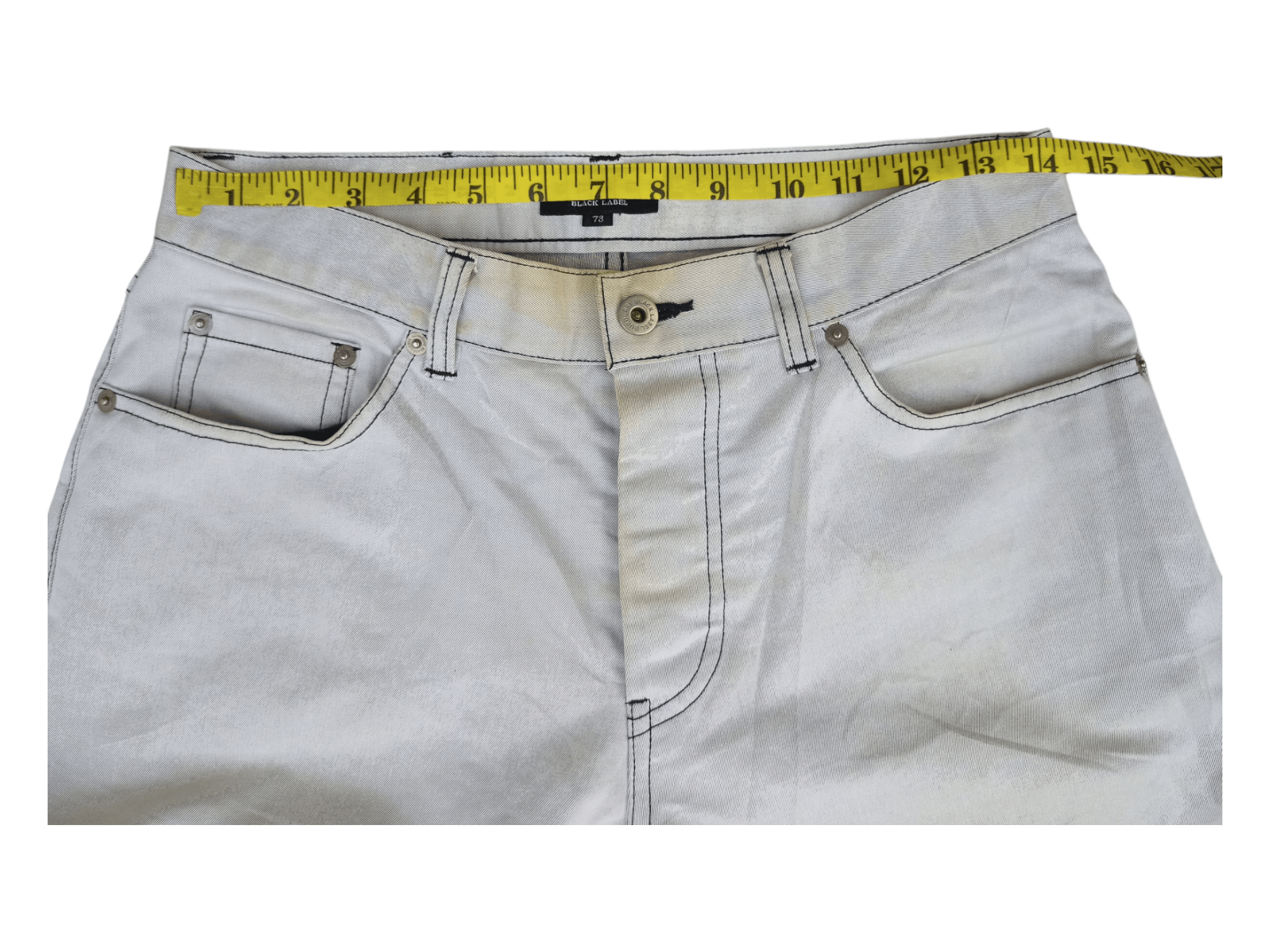 Burberry Burberry Black Label Dirty Faded White Pants Size US 28 / EU 44 - 19 Thumbnail