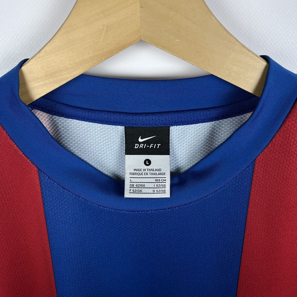 Nike Vintage Nike Bloke core swoosh drill soccer jersey tee 00’s Size US L / EU 52-54 / 3 - 4 Thumbnail