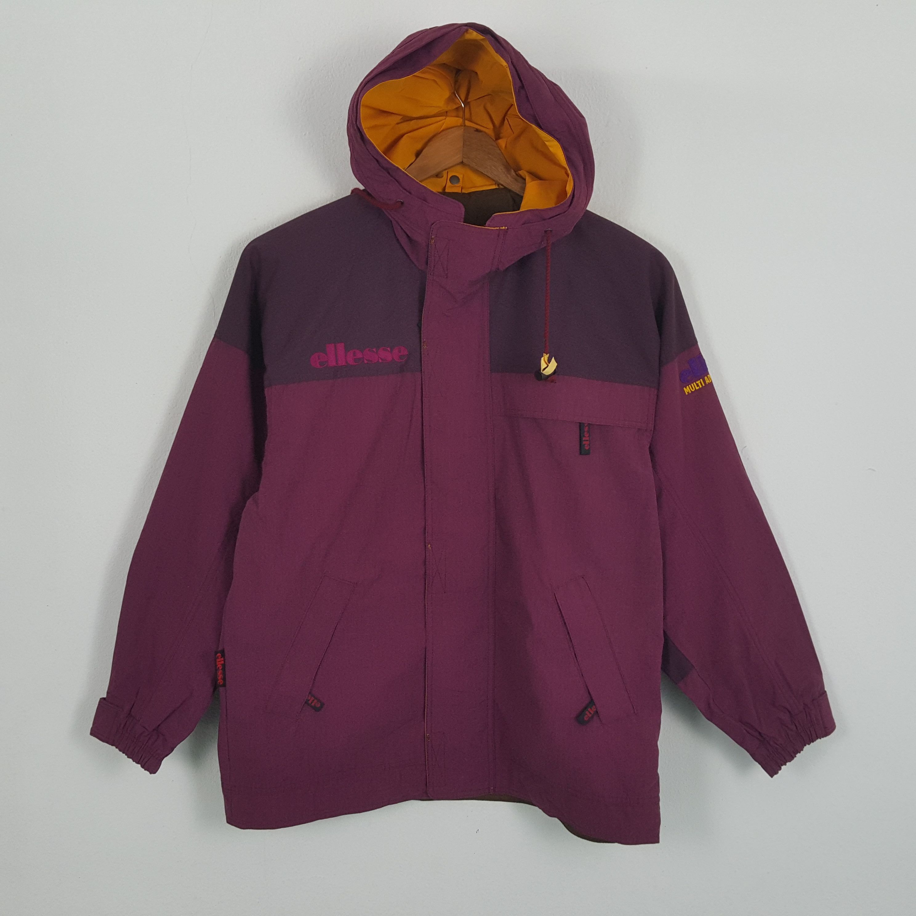 Ellesse × Japanese Brand × Vintage Vintage ELLESSE Italian Brand Sportswear Hoodie Jacket Size US XL / EU 56 / 4 - 1 Thumbnail