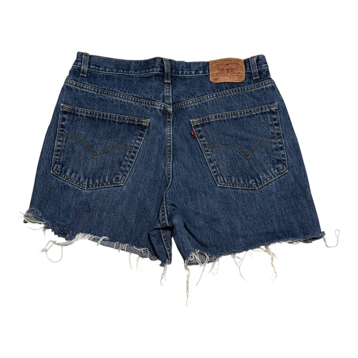 Levi's 2002 Levi's 550 Cut Off Jean Shorts Men's 38 (Fits 36) Size US 36 / EU 52 - 1 Thumbnail
