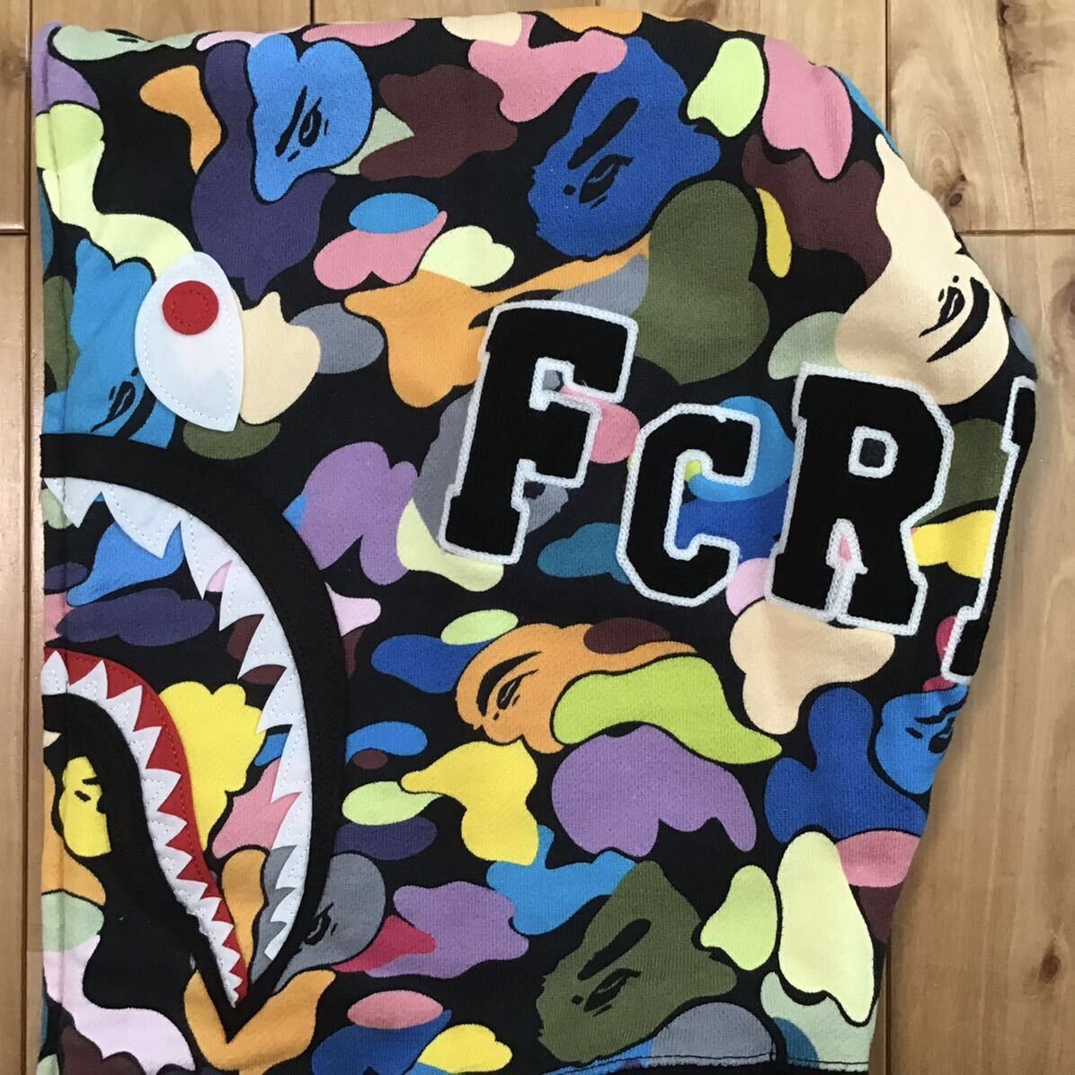 Bape × F.C.R.B BAPE × FCRB Shark full zip Hoodie multi camo a bathing ape Size US M / EU 48-50 / 2 - 5 Thumbnail