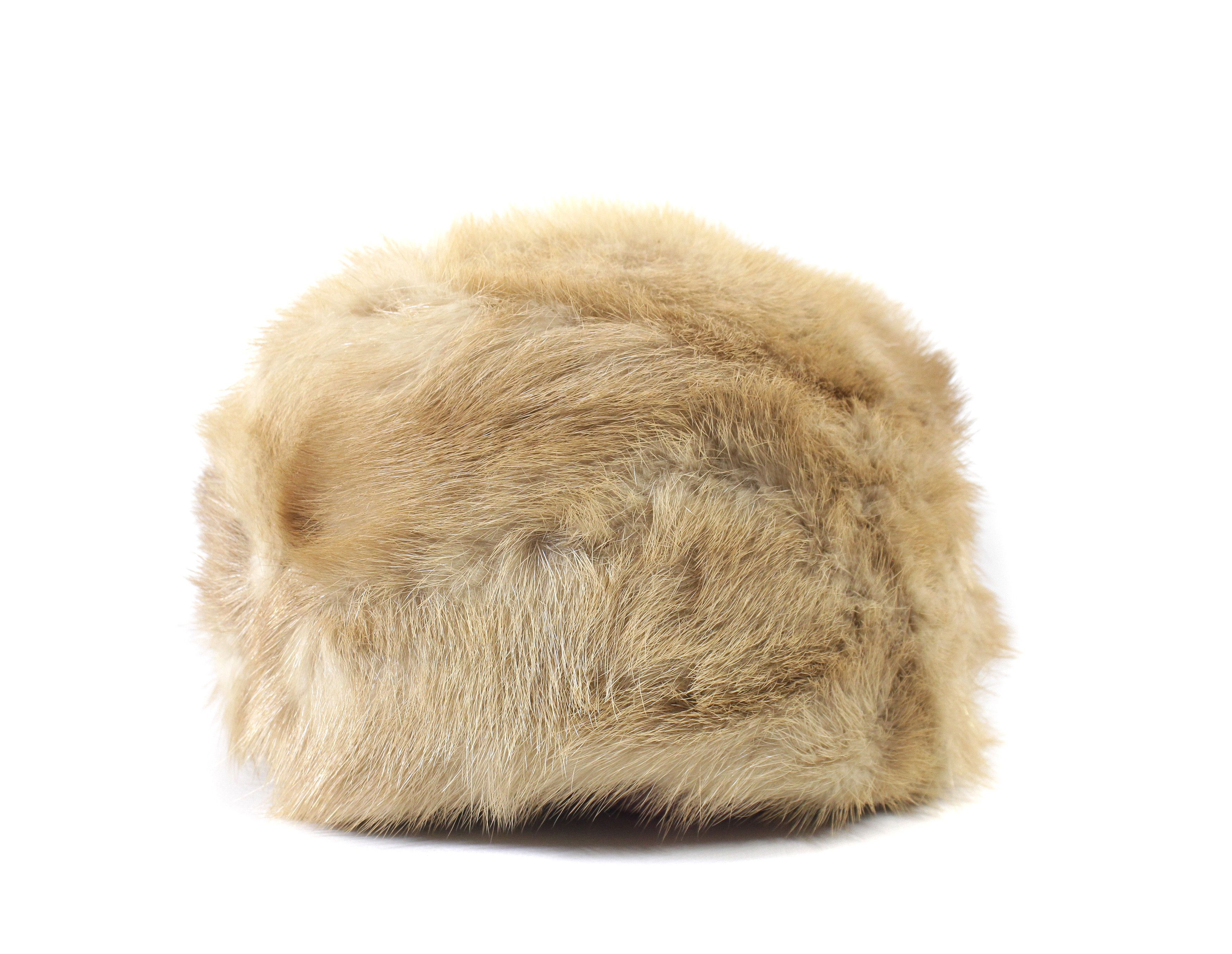 Vintage 1976 Soviet Fur Hat Size ONE SIZE - 1 Thumbnail