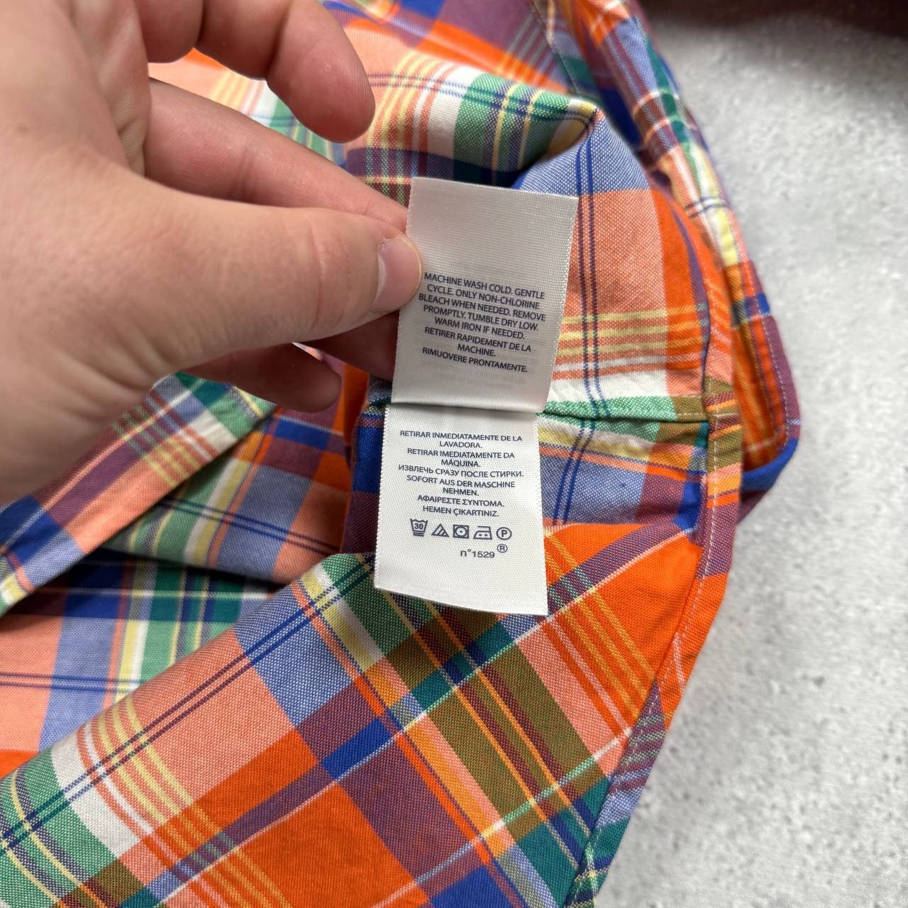 Ralph Lauren Ralph Lauren Slim Fit Stretch Oxford Plaid Button-Up Shirt Size US M / EU 48-50 / 2 - 17 Thumbnail