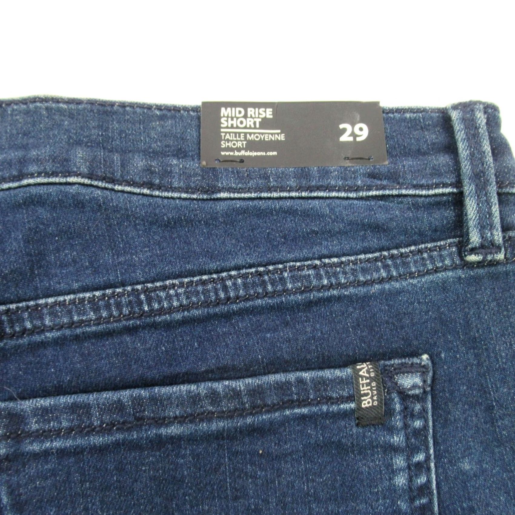 Denime Buffalo Shorts Womens 29 Denim Mid Rise Short Blue Casual Pockets Outdoors Size 29" - 4 Thumbnail