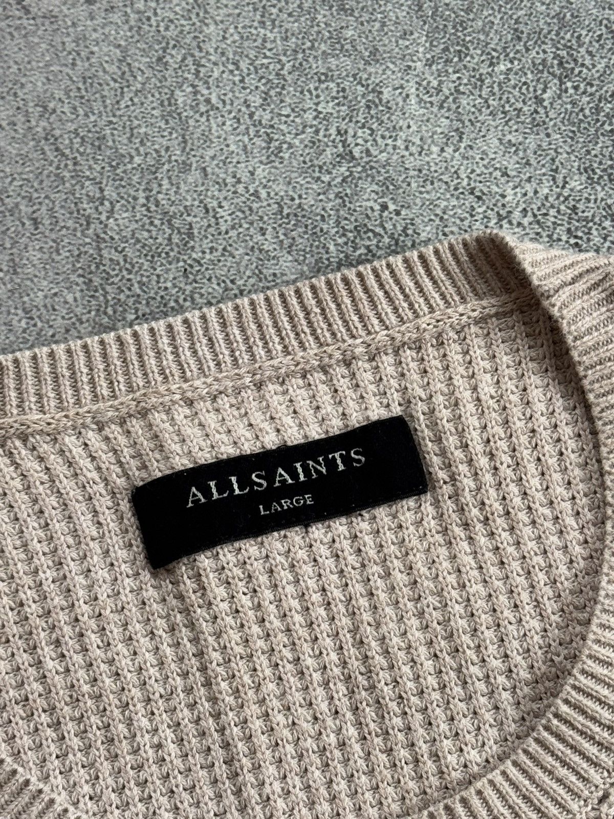 Allsaints × Designer Allsaints L trias crew MK068G knitwear sweater sweatshirt Size US L / EU 52-54 / 3 - 5 Thumbnail