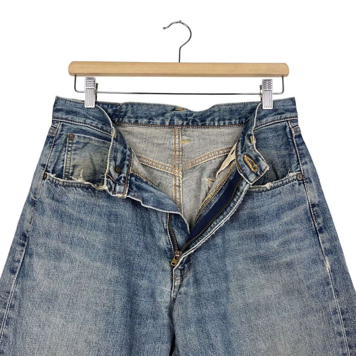 Japanese Brand Edwin 505 Faded Dirty / Faded Blue Selvedge Jeans W 30 Size US 30 / EU 46 - 13 Thumbnail