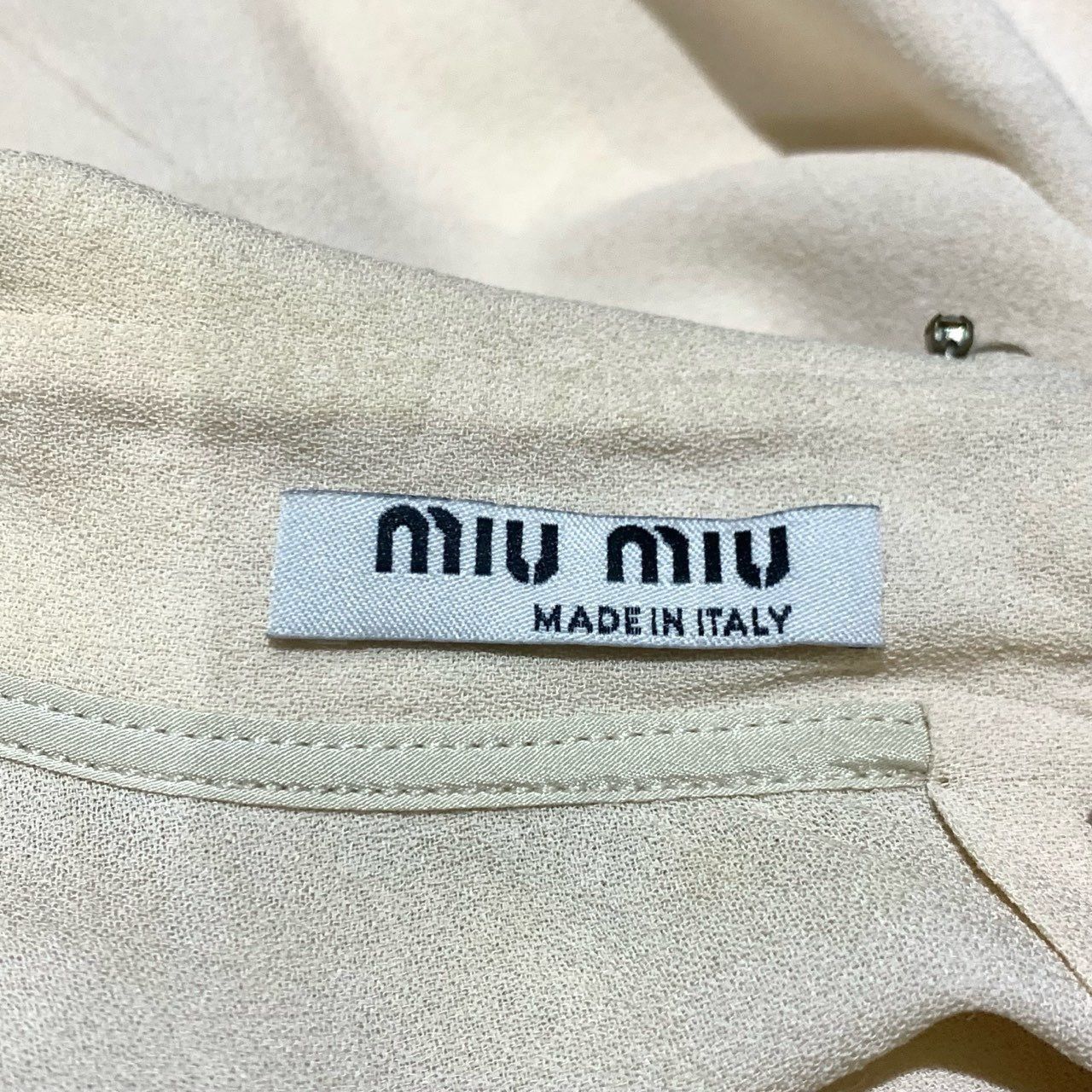 Miu Miu Miu Miu Beige Sleeveless Top With Rhinestone Star Embellishm Size XS / US 0-2 / IT 36-38 - 5 Thumbnail