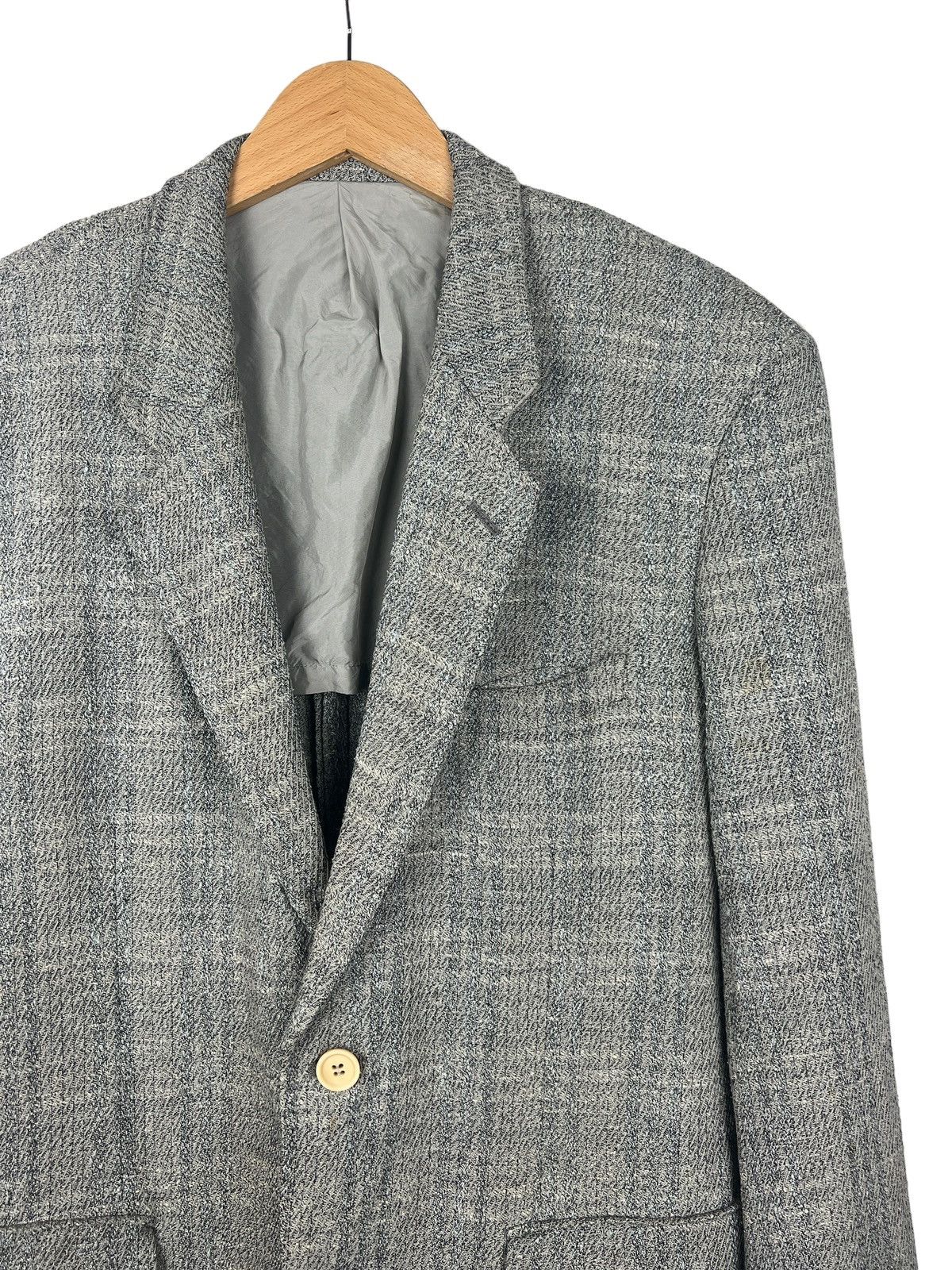 Issey Miyake Vintage Issey Miyake Men Knit Pattern Blazer Size US M / EU 48-50 / 2 - 6 Thumbnail