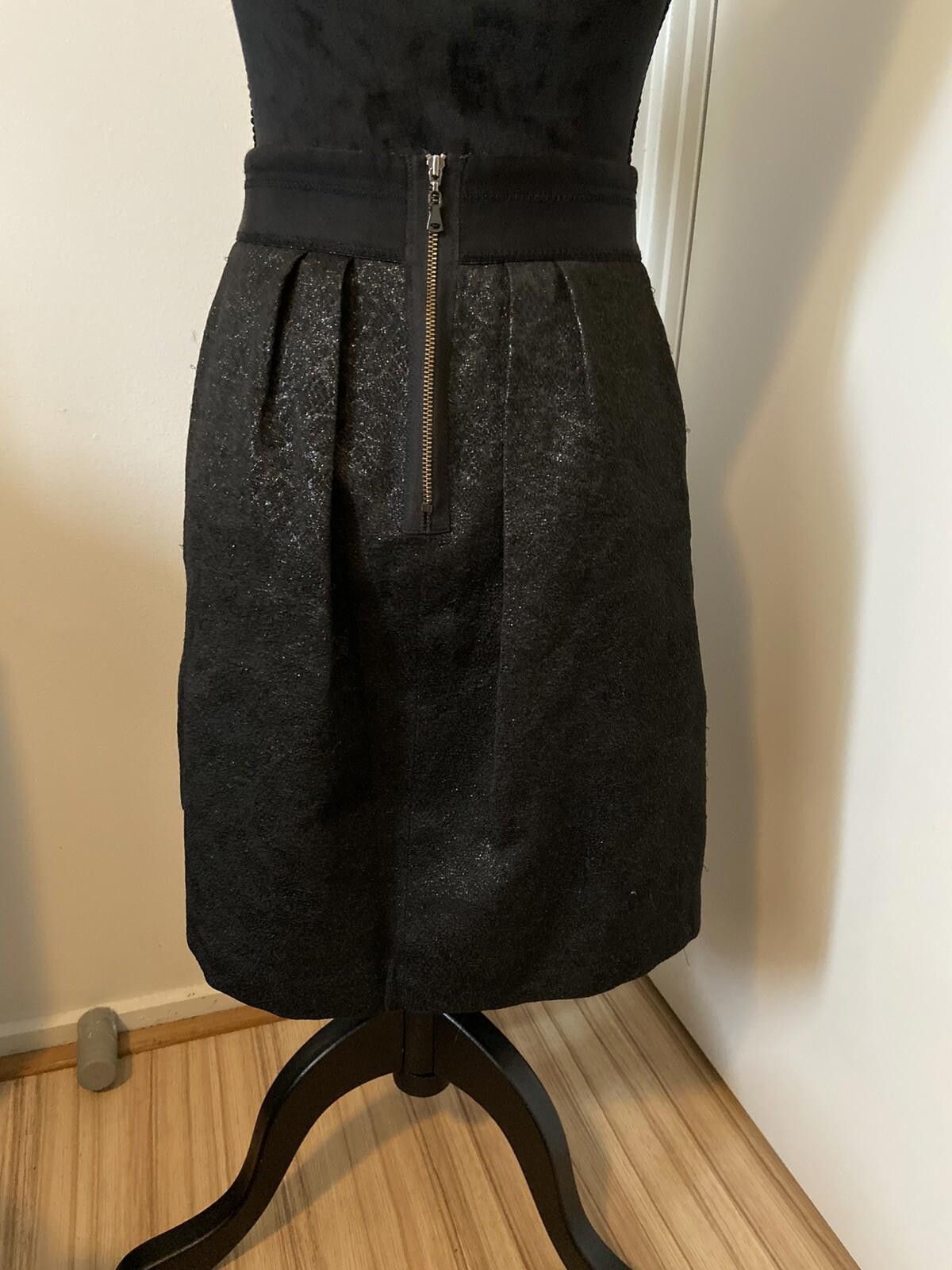 Other VERONIKA MAINE Textured pleated Skirt - Size AU/UK 6 US 2 Size 26" / US 2 / IT 38 - 7 Thumbnail