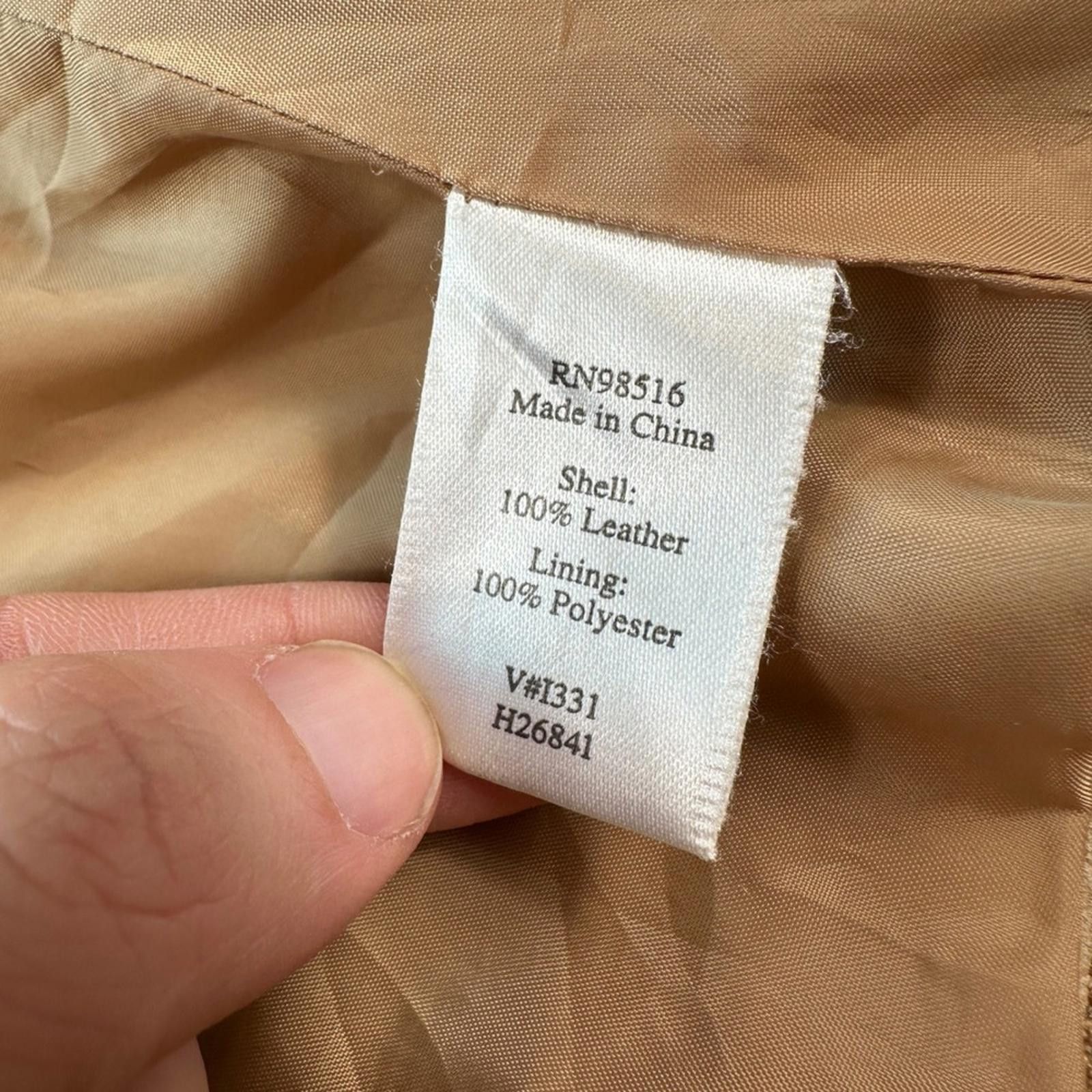 Coldwater Creek Coldwater Creek Suede Genuine Leather Jacket Tan Women L Size L / US 10 / IT 46 - 6 Thumbnail