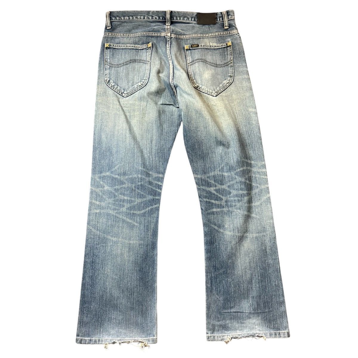 Beauty Beast 🔥🇯🇵 Vintage 90s Japanese Baggy Flared Jeans Size US 31 - 2 Thumbnail