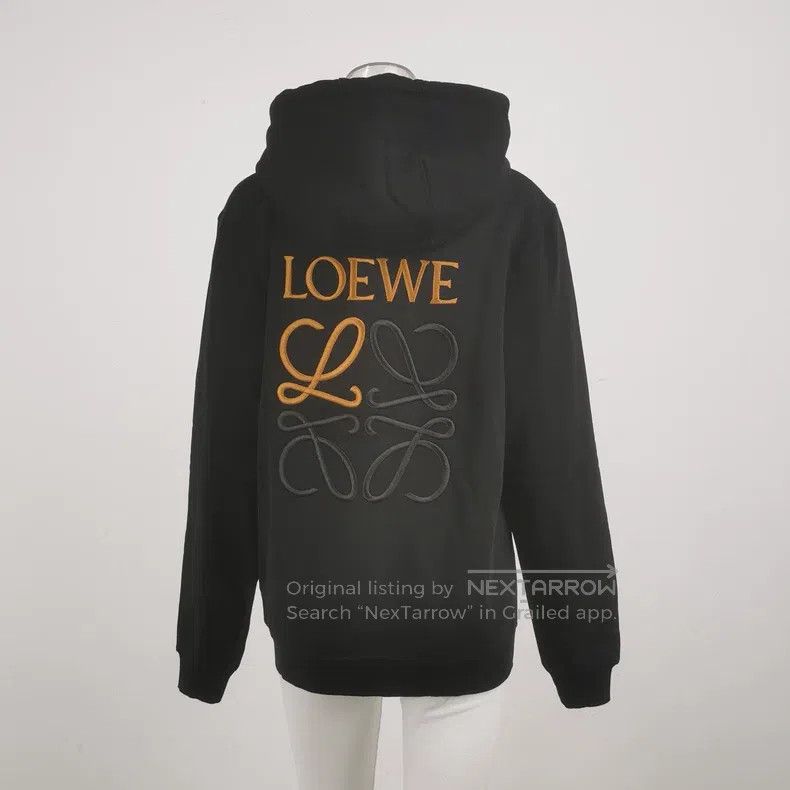 Loewe Loewe Cotton Patterned Hooded Sweatshirt Size S / US 4 / IT 40 - 2 Thumbnail