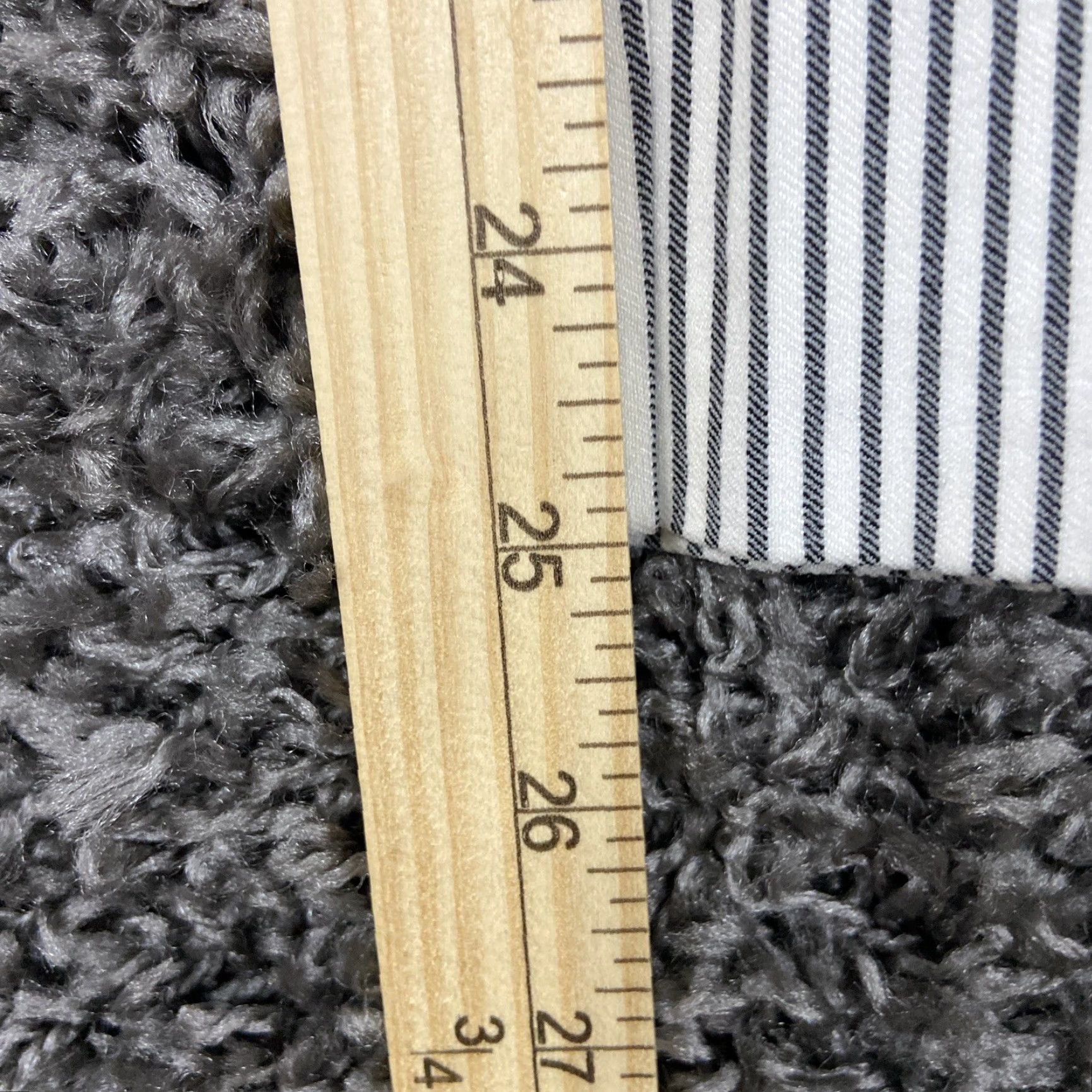 Anne Klein Anne Klein Women's Size 2 Slim Crop Pants Striped Black White Pull-On Size 26" / US 2 / IT 38 - 6 Thumbnail