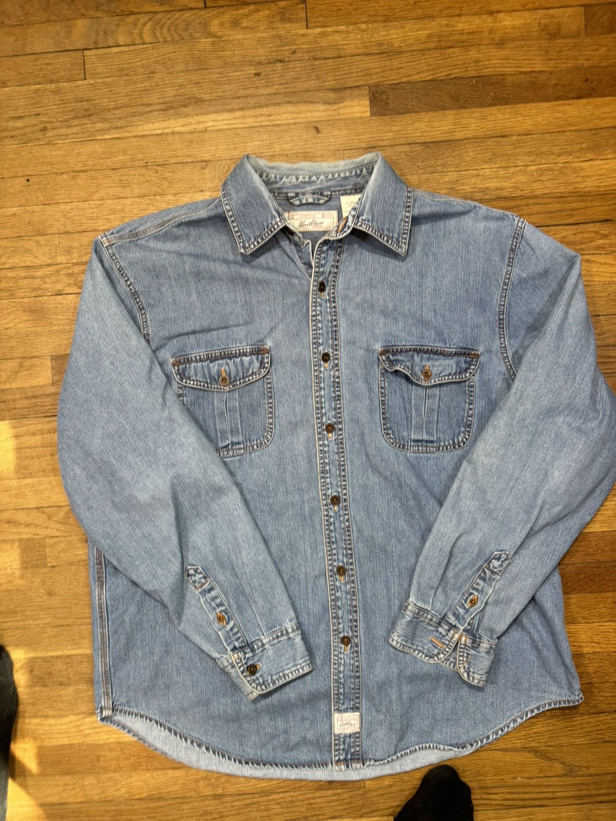 Levi's Vintage Levis Denim Shirt Size US L / EU 52-54 / 3 - 6 Thumbnail