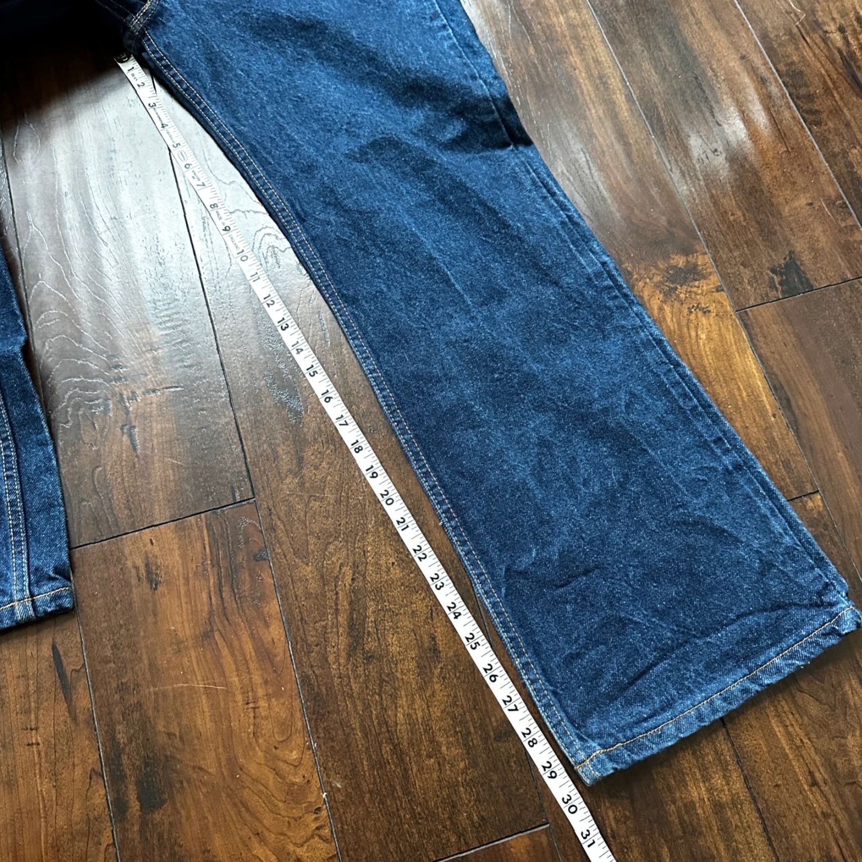 Levi's VINTAGE Levi's 517 Jeans Men 38x30 Blue Bootcut Flare Western 90s Denim Mid Rise Size US 38 / EU 54 - 6 Thumbnail