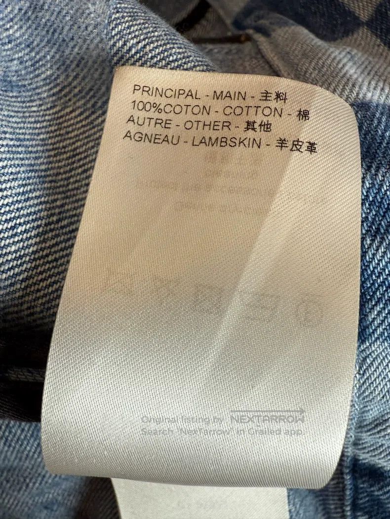 Louis Vuitton Louis Vuitton Checkerboard denim jacket Size XS / US 0-2 / IT 36-38 - 6 Thumbnail