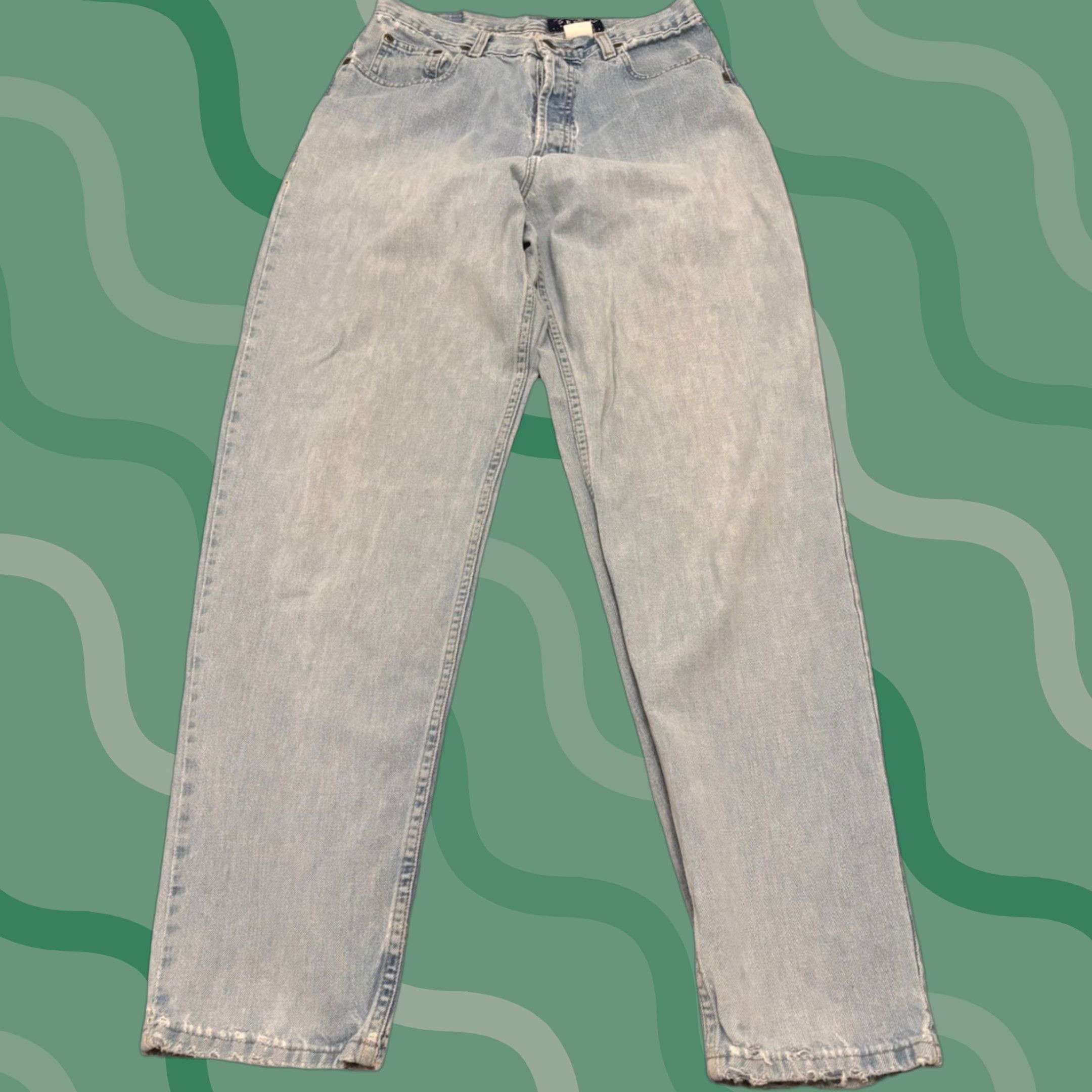 Eddie Bauer VINTAGE Eddie Bauer Jeans Womens 12 Mom High Rise Classic Fit 100% Cotton Denim Blue 90s Retro Classic Mens? Wait. Size 34" / US 12 / IT 48 - 1 Thumbnail