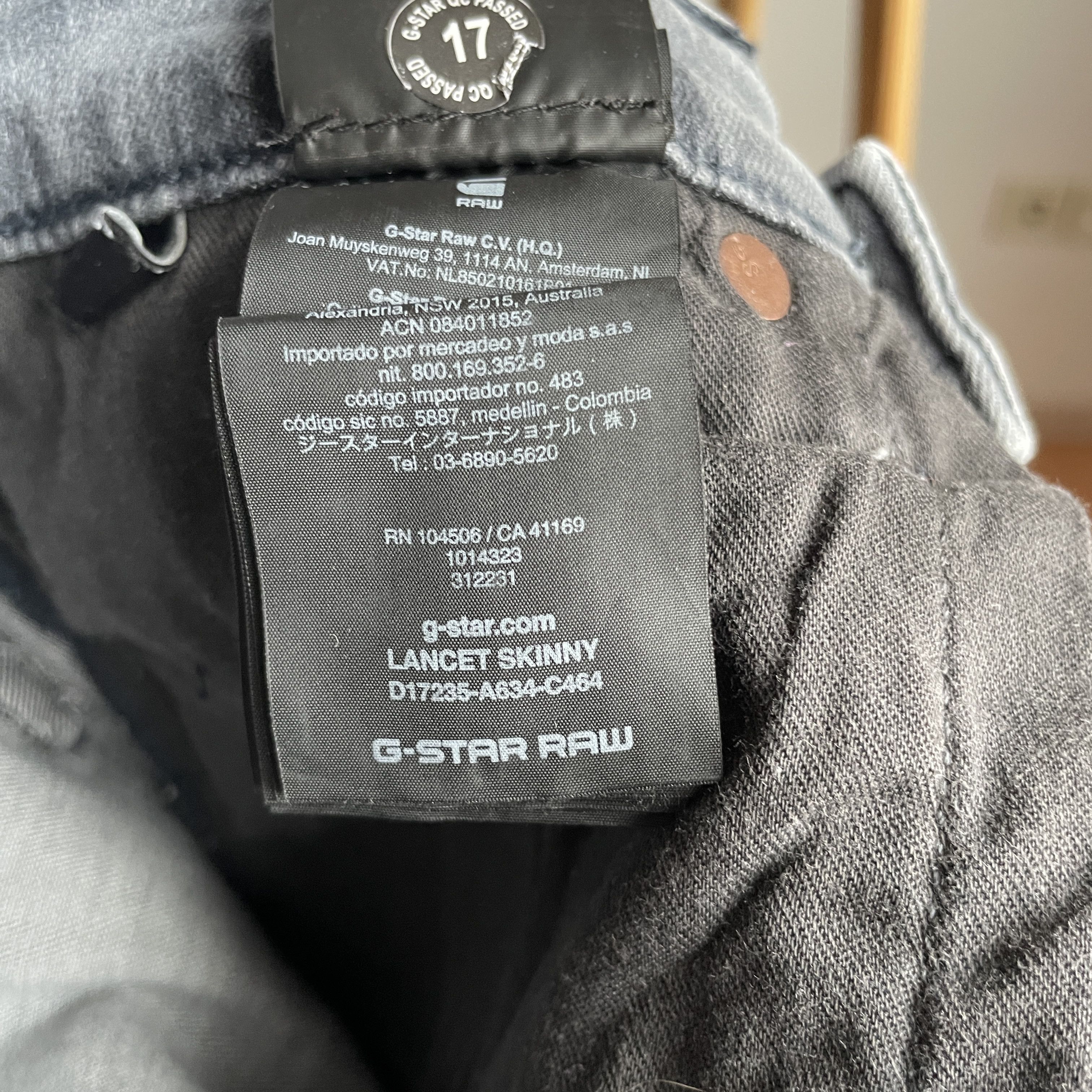 G-Star G Star Raw Lancet Skinny Jeans Size 29x32 Size US 29 - 12 Thumbnail