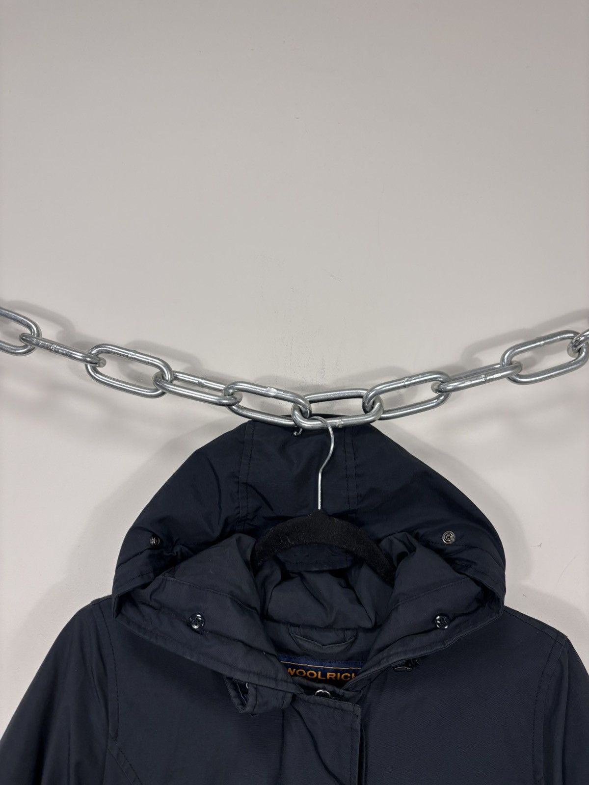 Woolrich Woolen Mills Woolrich Women’s Arctic Parka In Ramar Cloth Navy Blue Coat Size XS / US 0-2 / IT 36-38 - 7 Thumbnail