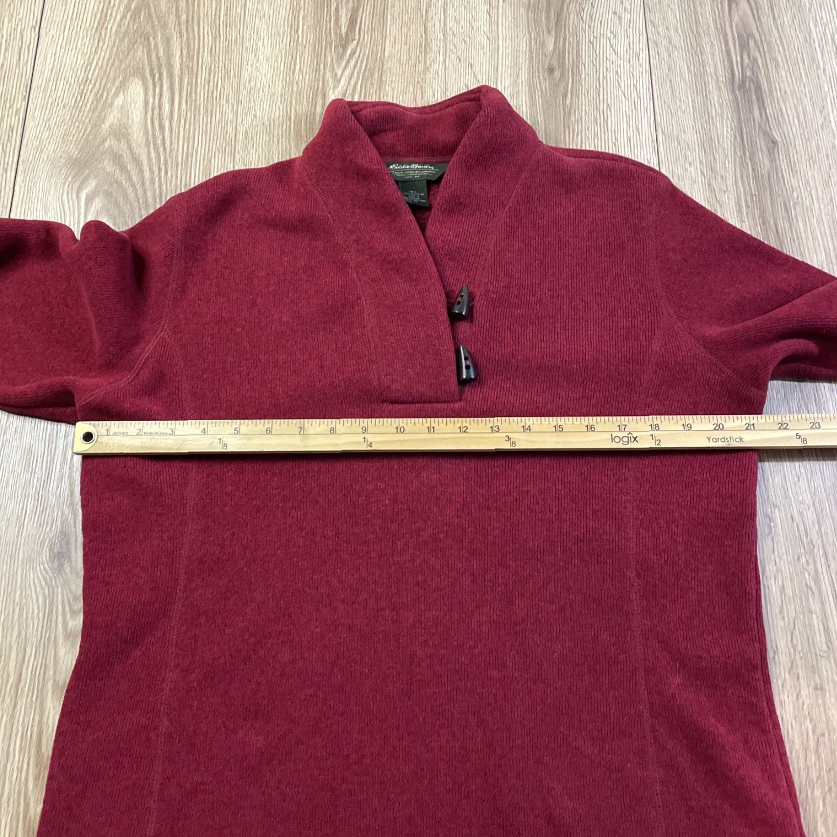 Eddie Bauer Eddie Bauer Sweater Mens Adult XL Red Pullover Knit Crew Neck Long Sleeve Regular Fit Vintage No Size US XL / EU 56 / 4 - 3 Thumbnail