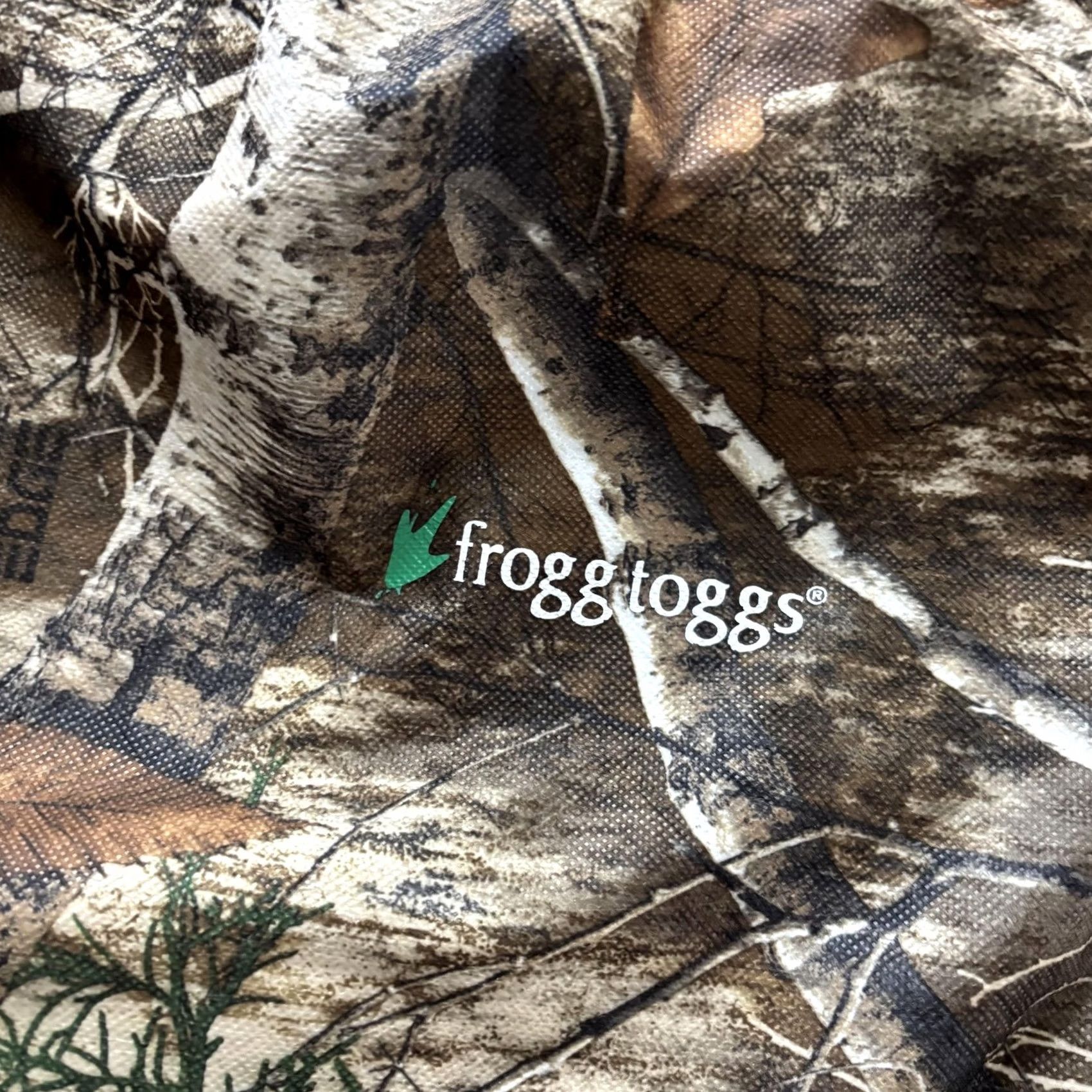 Vintage Frogg Toggs Rain Pants Mens 2XL Realtree Brown Camouflage Waterproof Hunting Outdoor Size US 39 - 2 Thumbnail