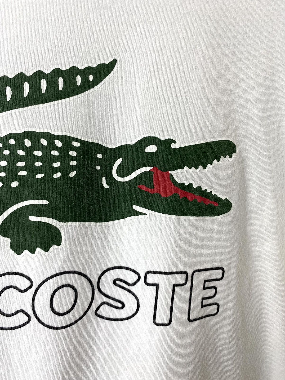 Lacoste Lacoste Big Logo T Shirt Drill France Style Size US S / EU 44-46 / 1 - 4 Thumbnail