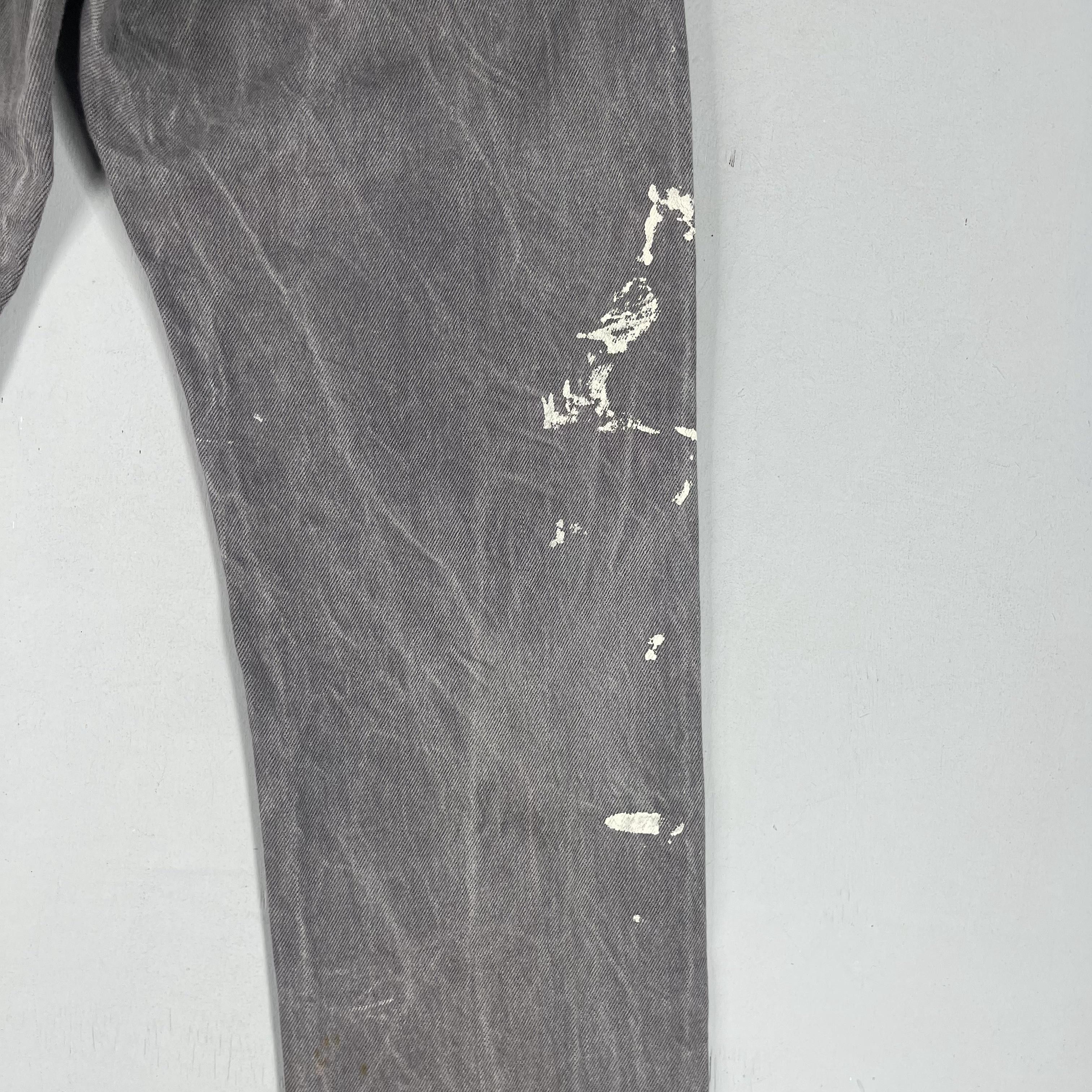 Levi's × Vintage Size 32 Levis 511 Paint Splatter Distressed Slim Fit Jeans Size US 32 / EU 48 - 12 Thumbnail
