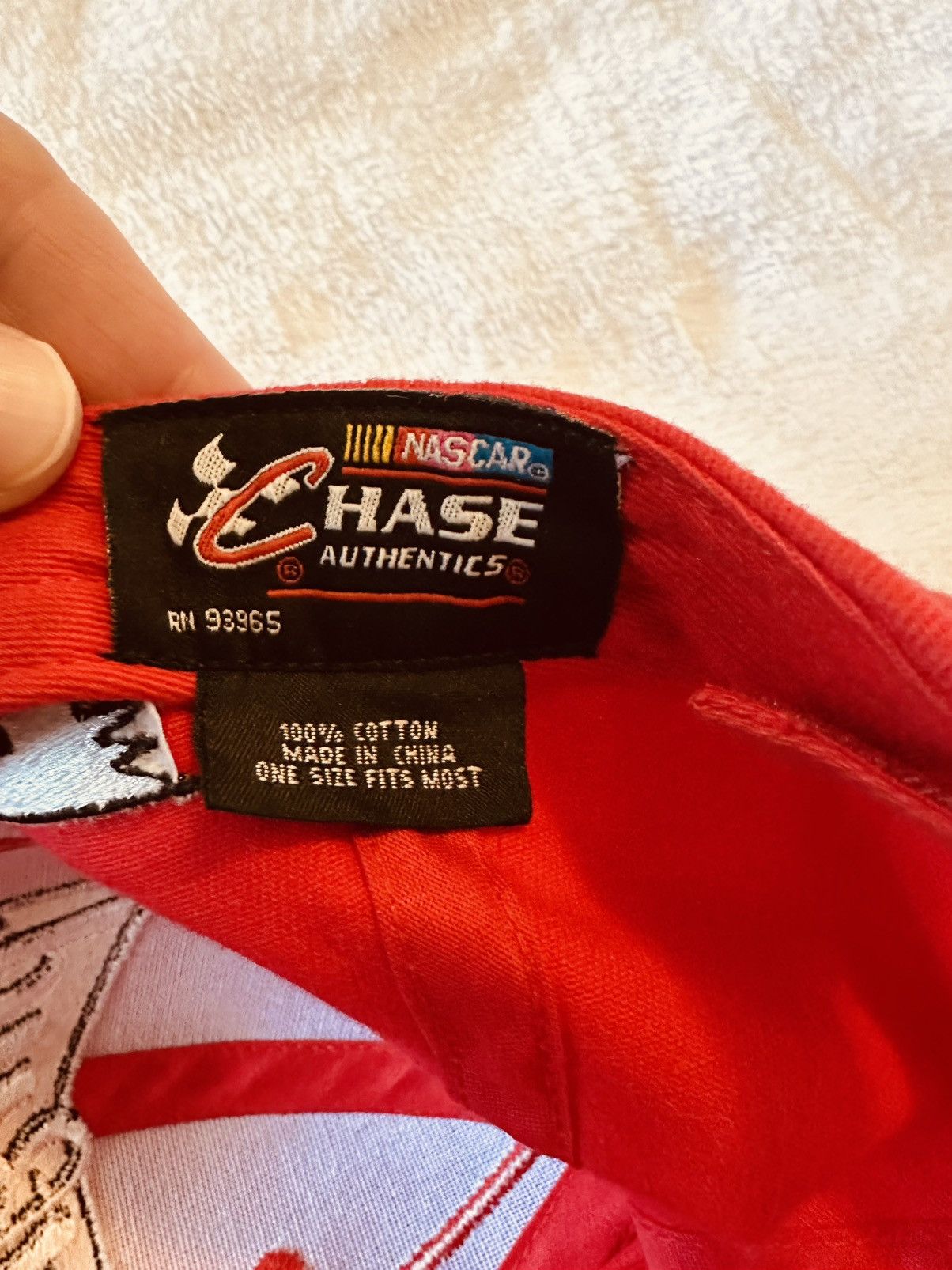 Chase Authentics Kasey Kahne Budweiser #9 Hat Adjustable Strap Adult NASCAR Size ONE SIZE - 8 Thumbnail