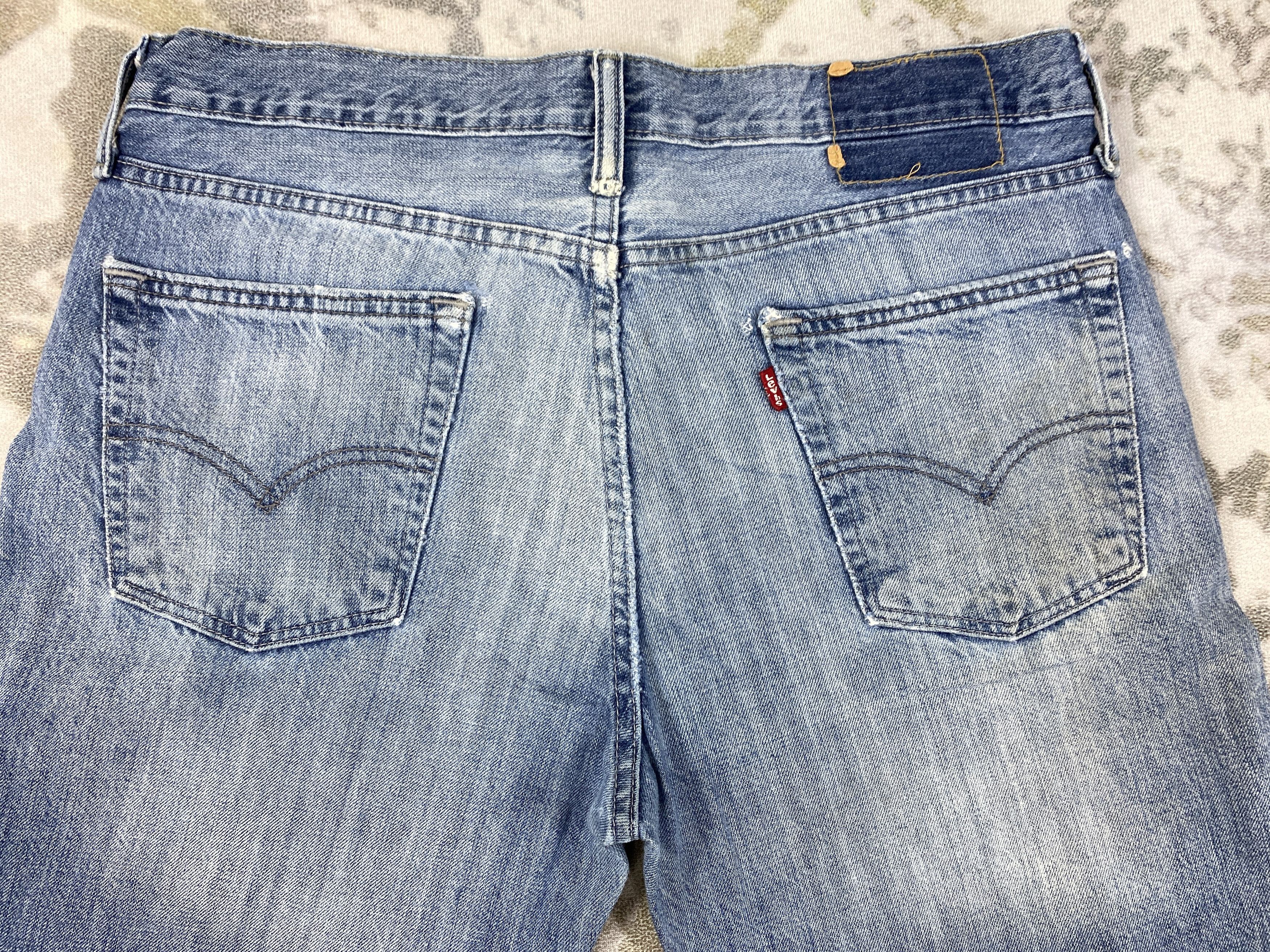 Levi's Distressed Light Wash Vintage Levi's 514 34x33 Denim -JN2082 Size US 34 / EU 50 - 4 Thumbnail