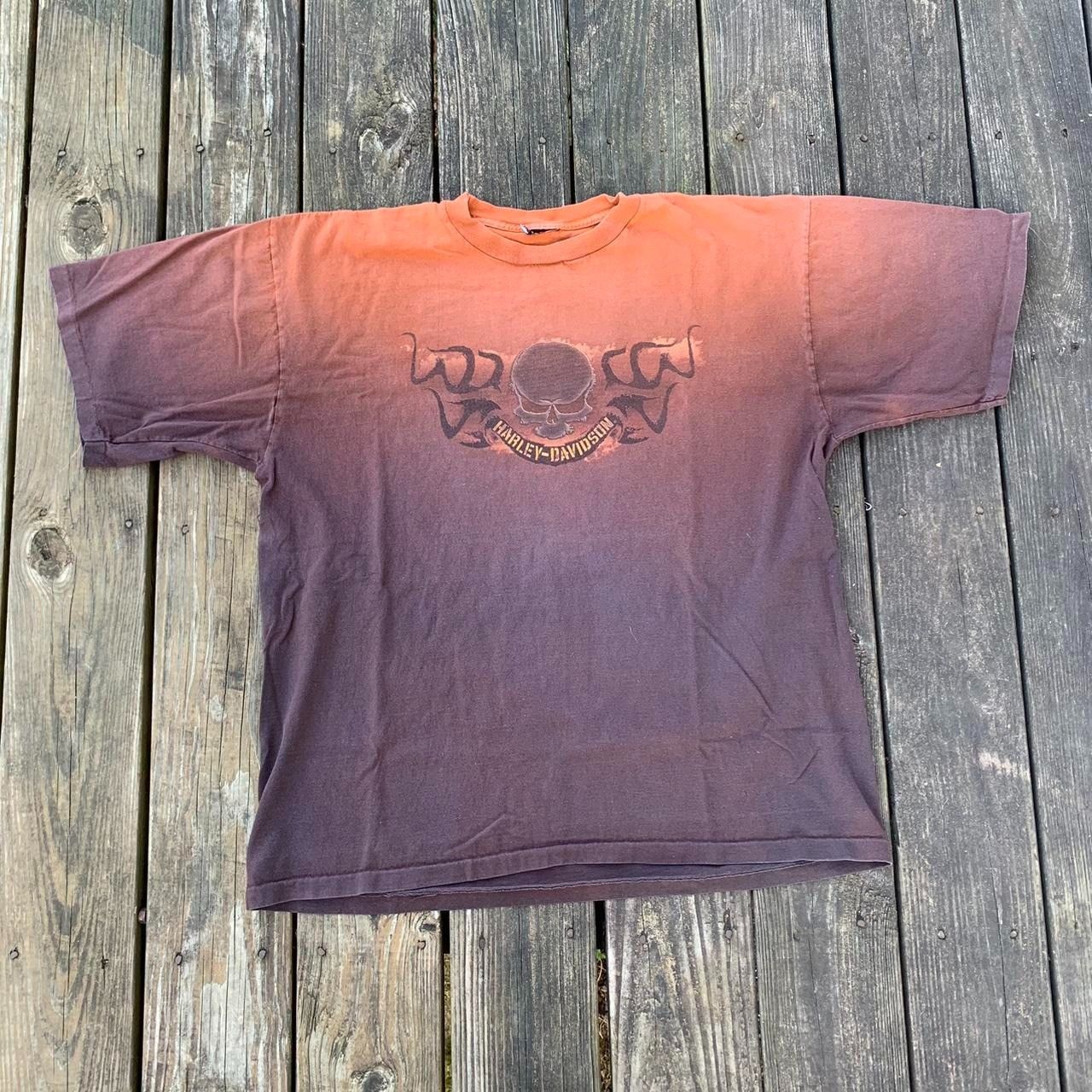Vintage 90s Harley Davidson Flame Hombre tee