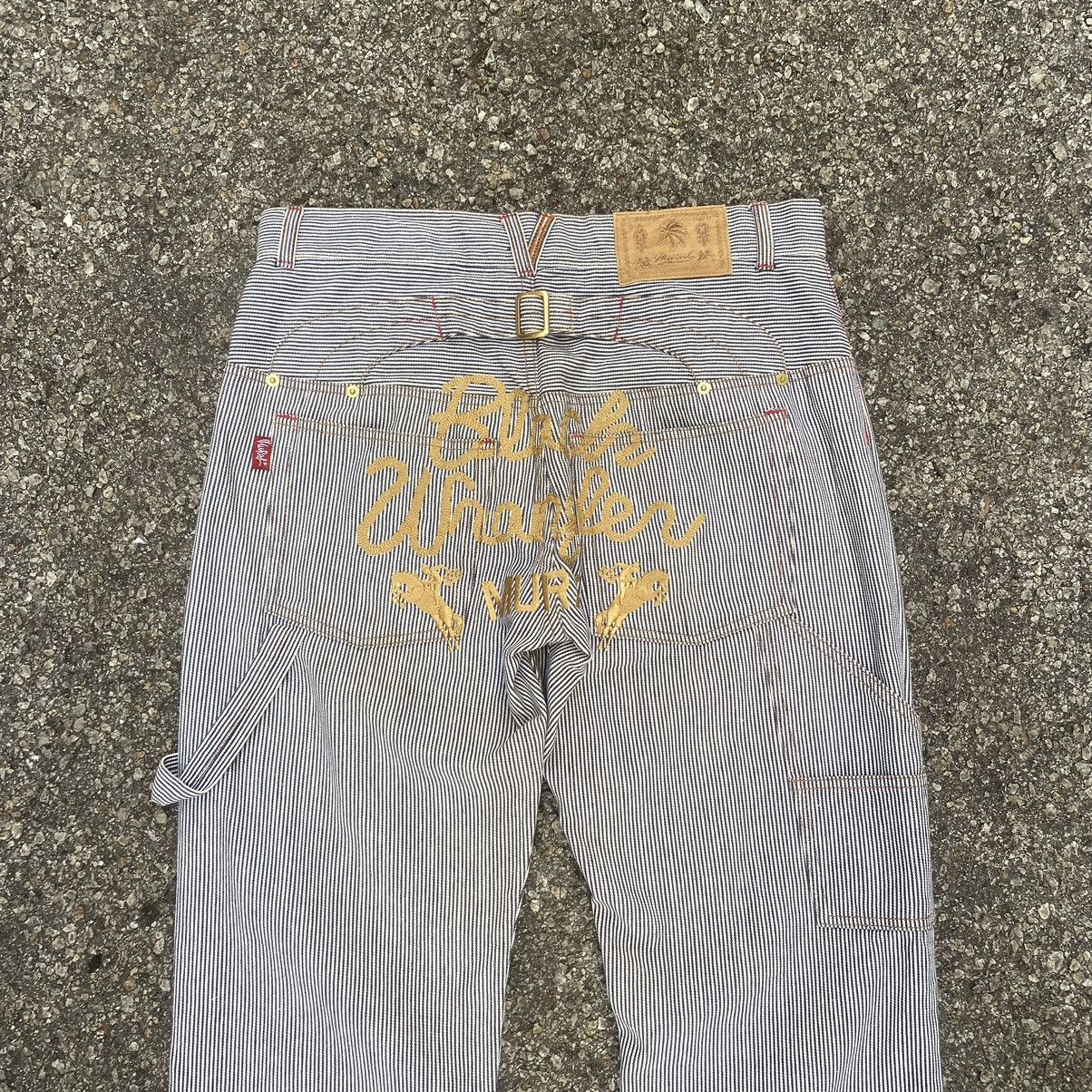 Japanese Brand Mural Buffalo Soldiers Official Wear Hickory Carpenter Pants Size US 31 - 4 Thumbnail