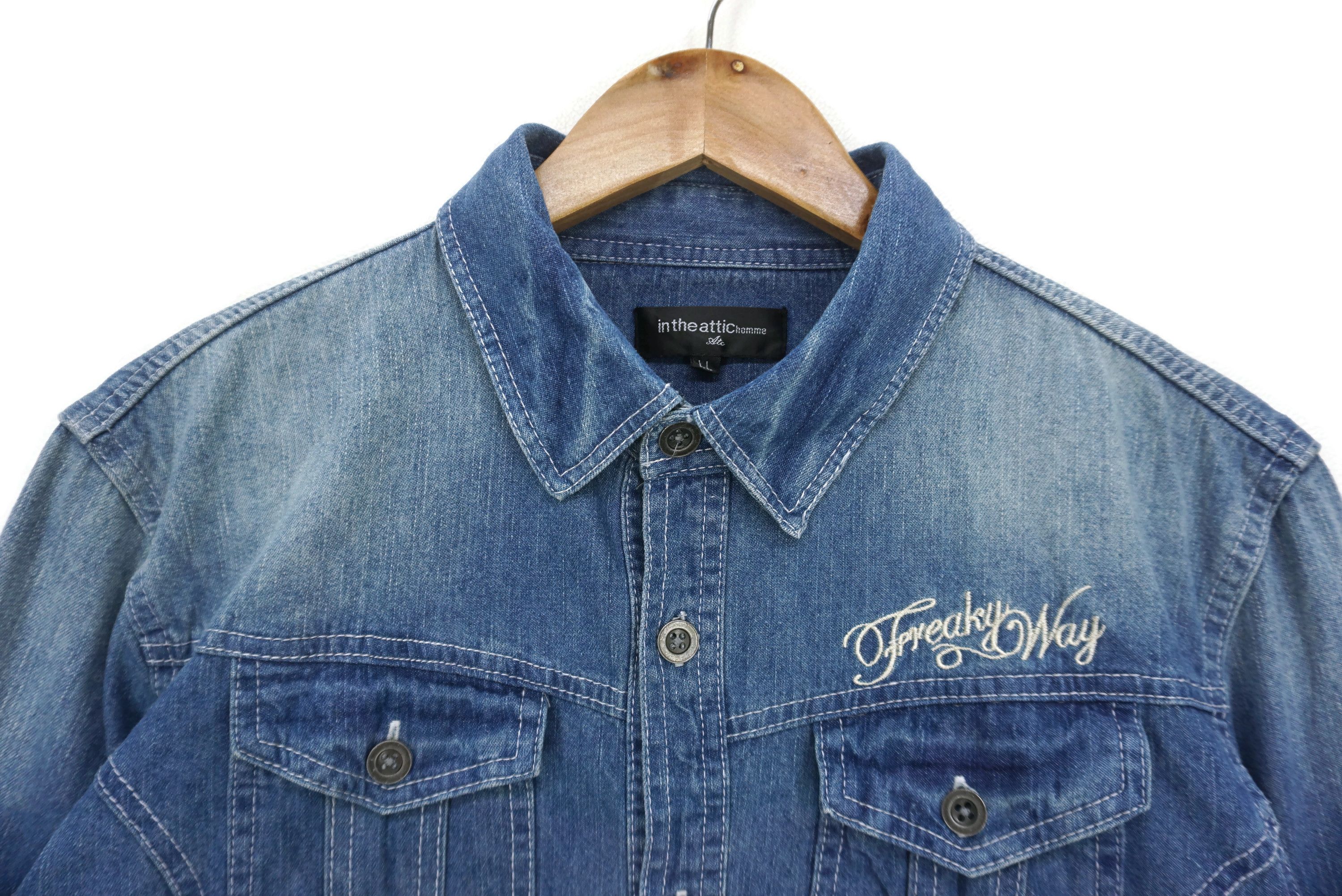 Japanese Brand In The Attic Homme Shirt Size L Japanese Denim Western Size US L / EU 52-54 / 3 - 3 Thumbnail