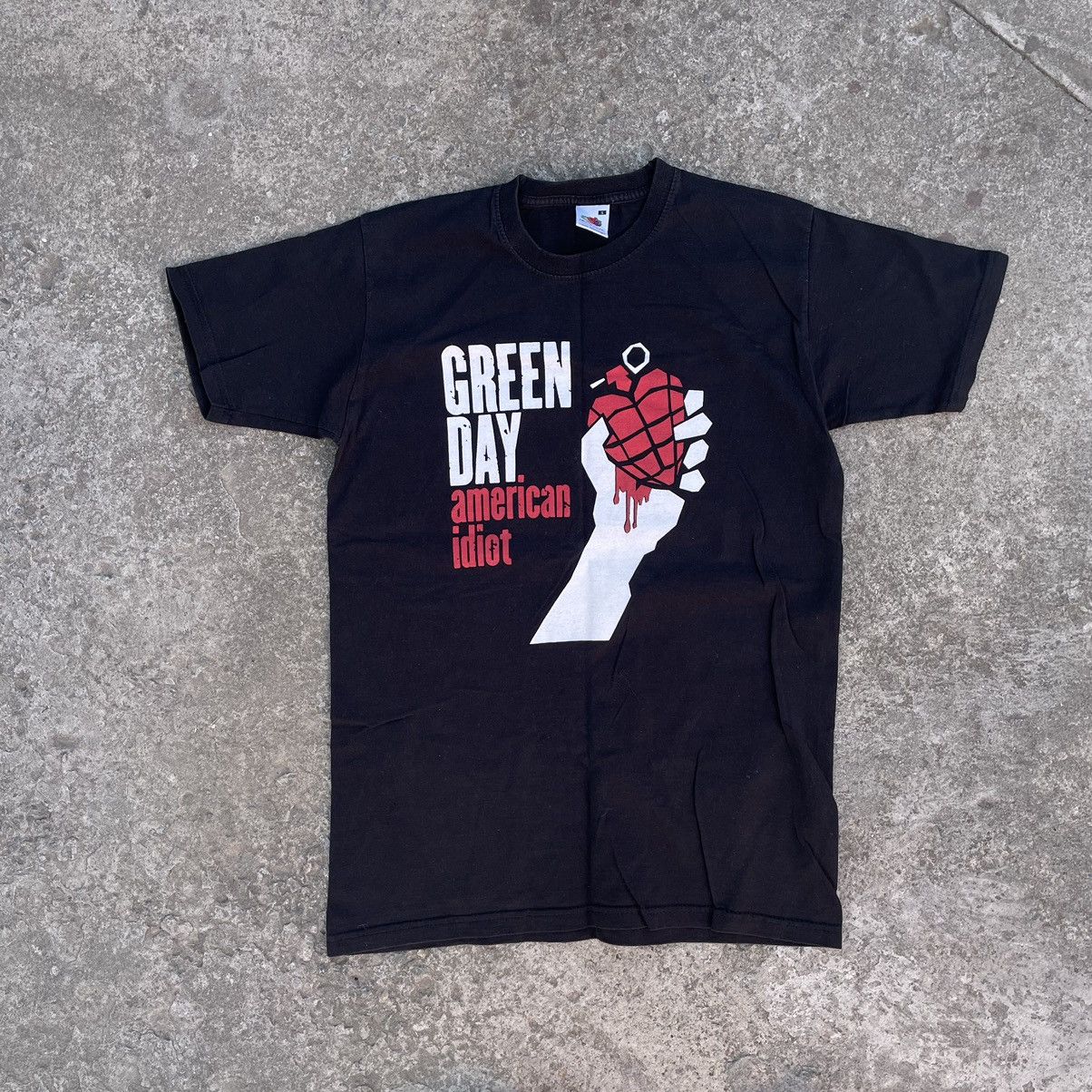Vintage Vintage Green Day T-shirts Big Logo USA Y2K Band 90s Size S / US 4 / IT 40 - 3 Thumbnail